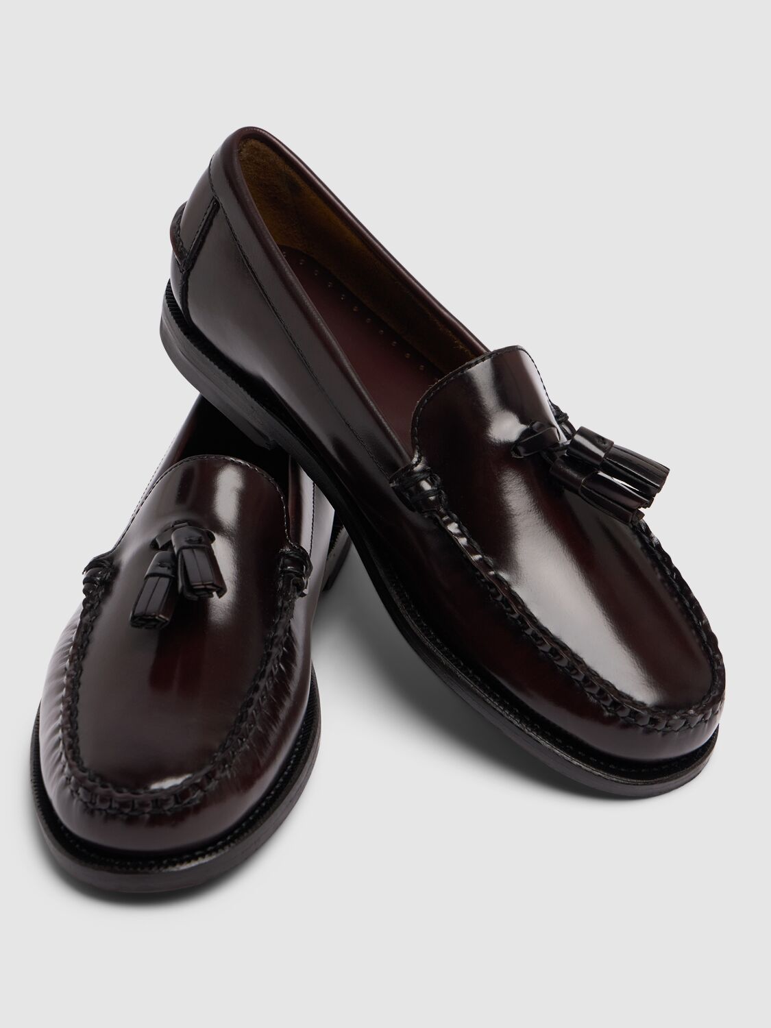 Shop Sebago Classic Will Smooth Leather Loafers In Brown