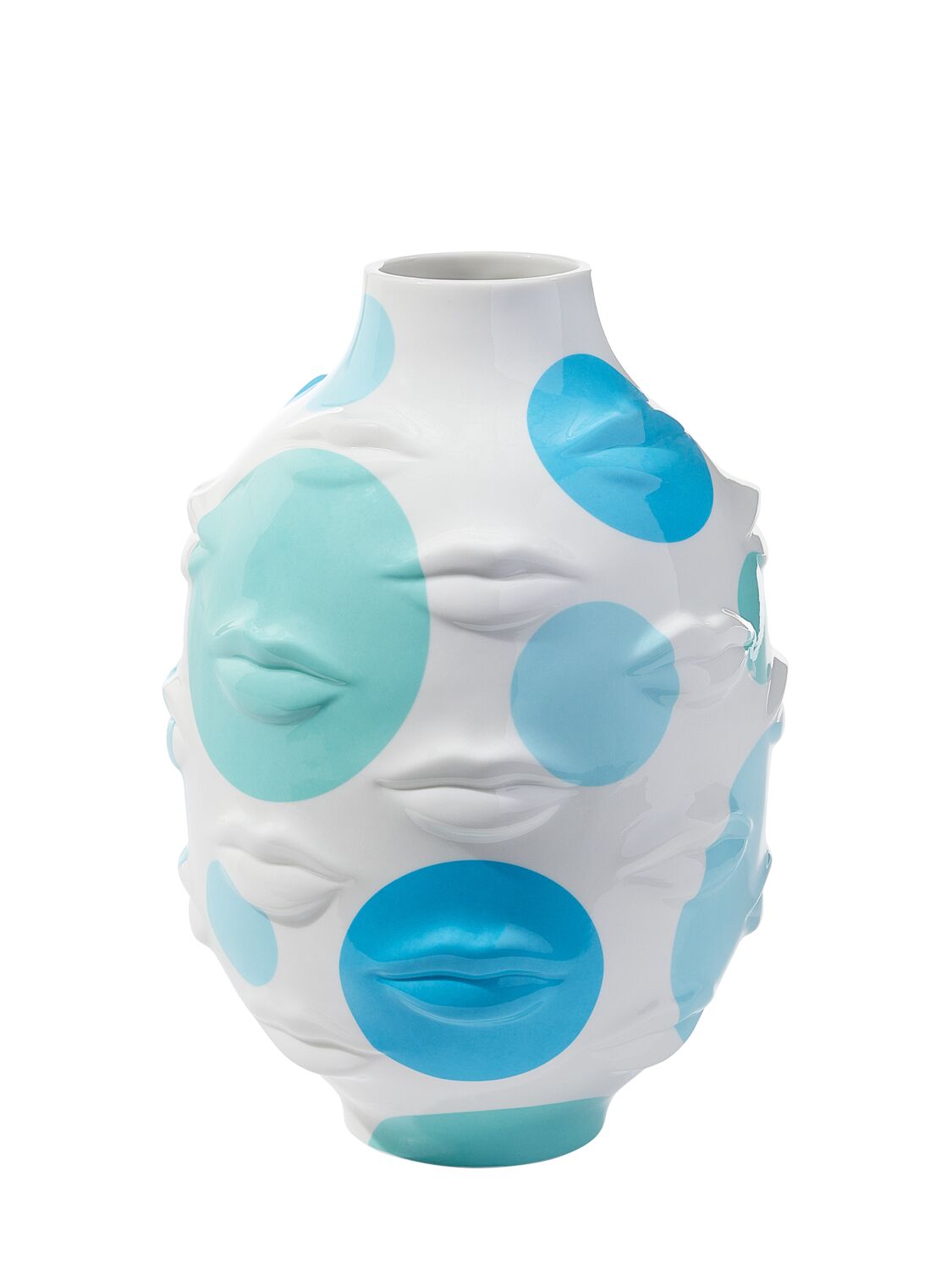 Jonathan Adler L'pop Gala Limited Edition Round Vase In Blue