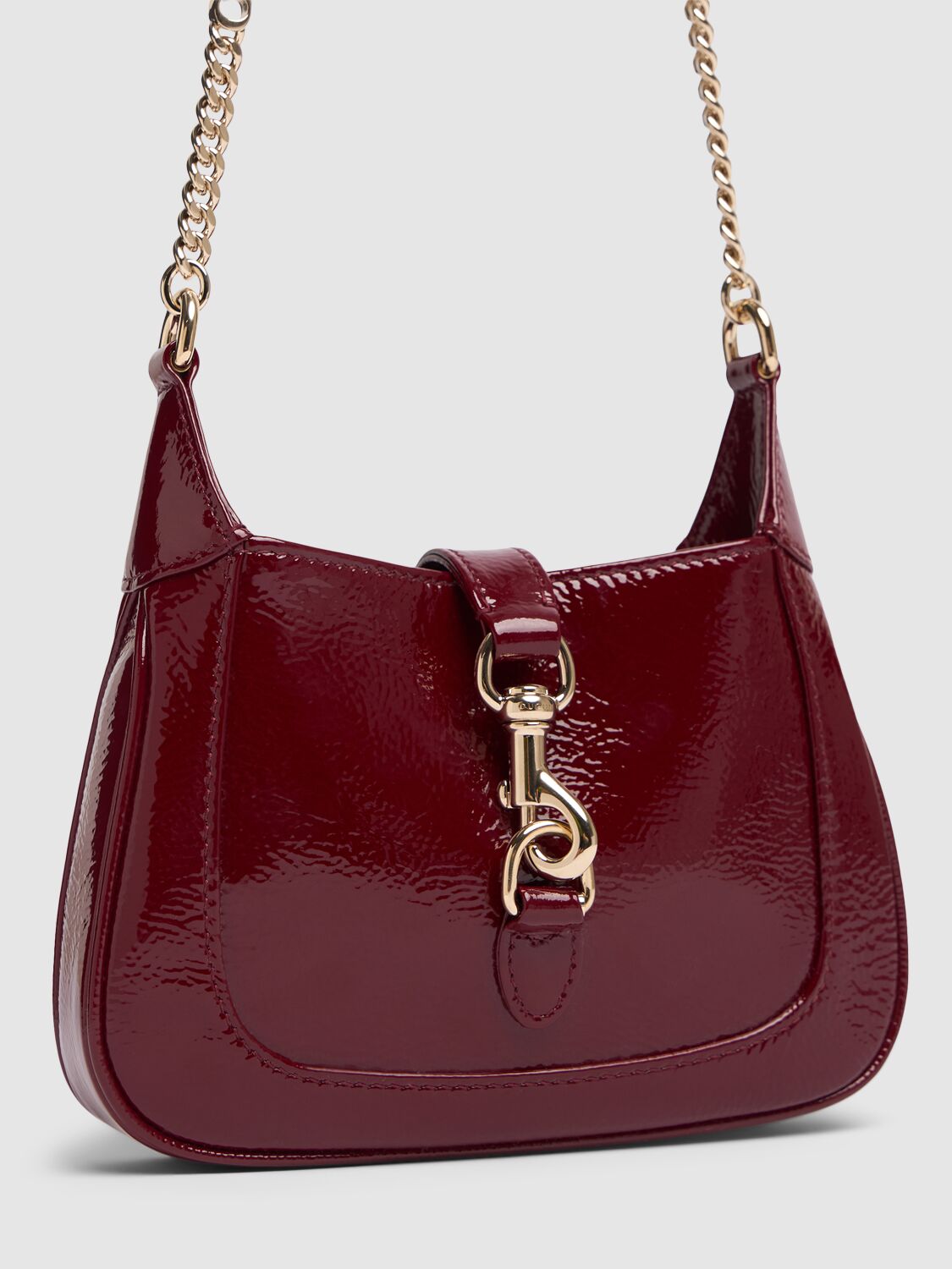 Shop Gucci Mini  Jackie Notte Shoulder Bag In Rosso Ancora