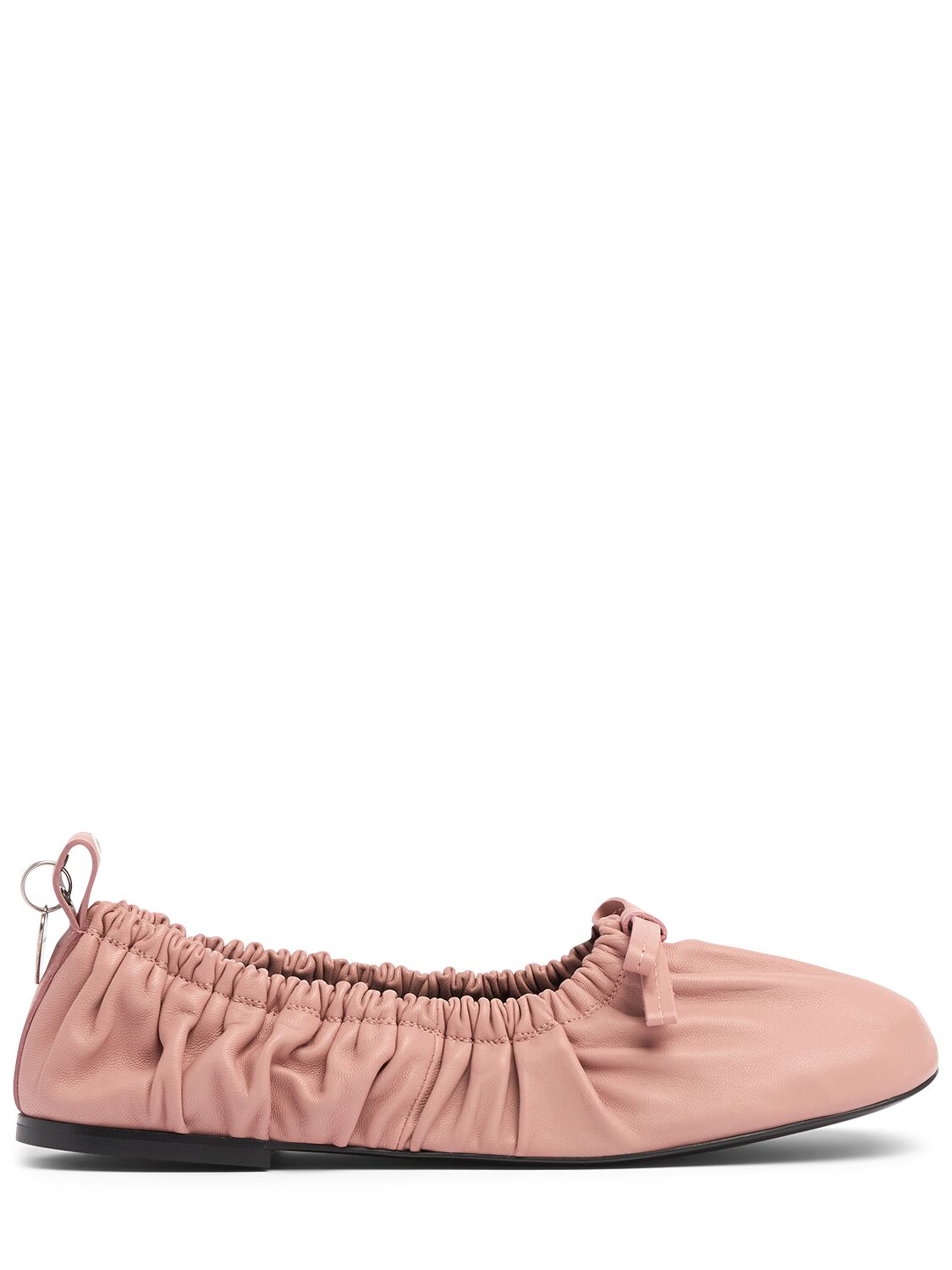 Acne Studios 10mm Leather Ballerinas In Pink