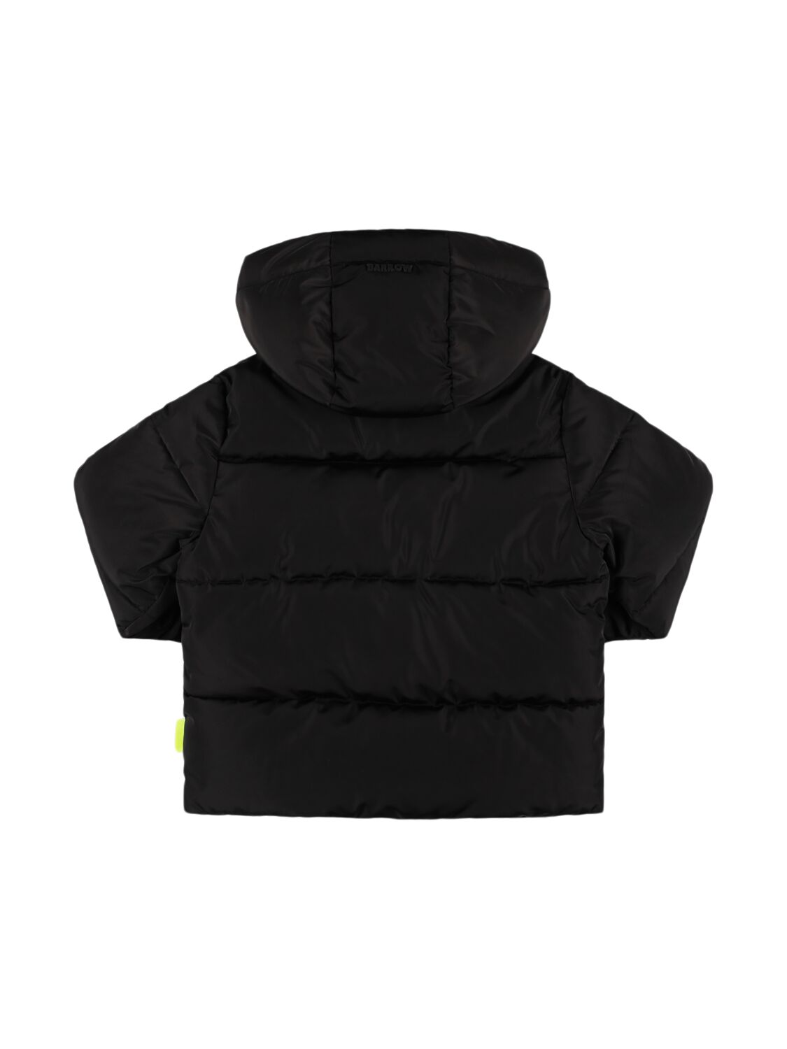 Shop Barrow Hooded Poly Puffer Jacket In Black