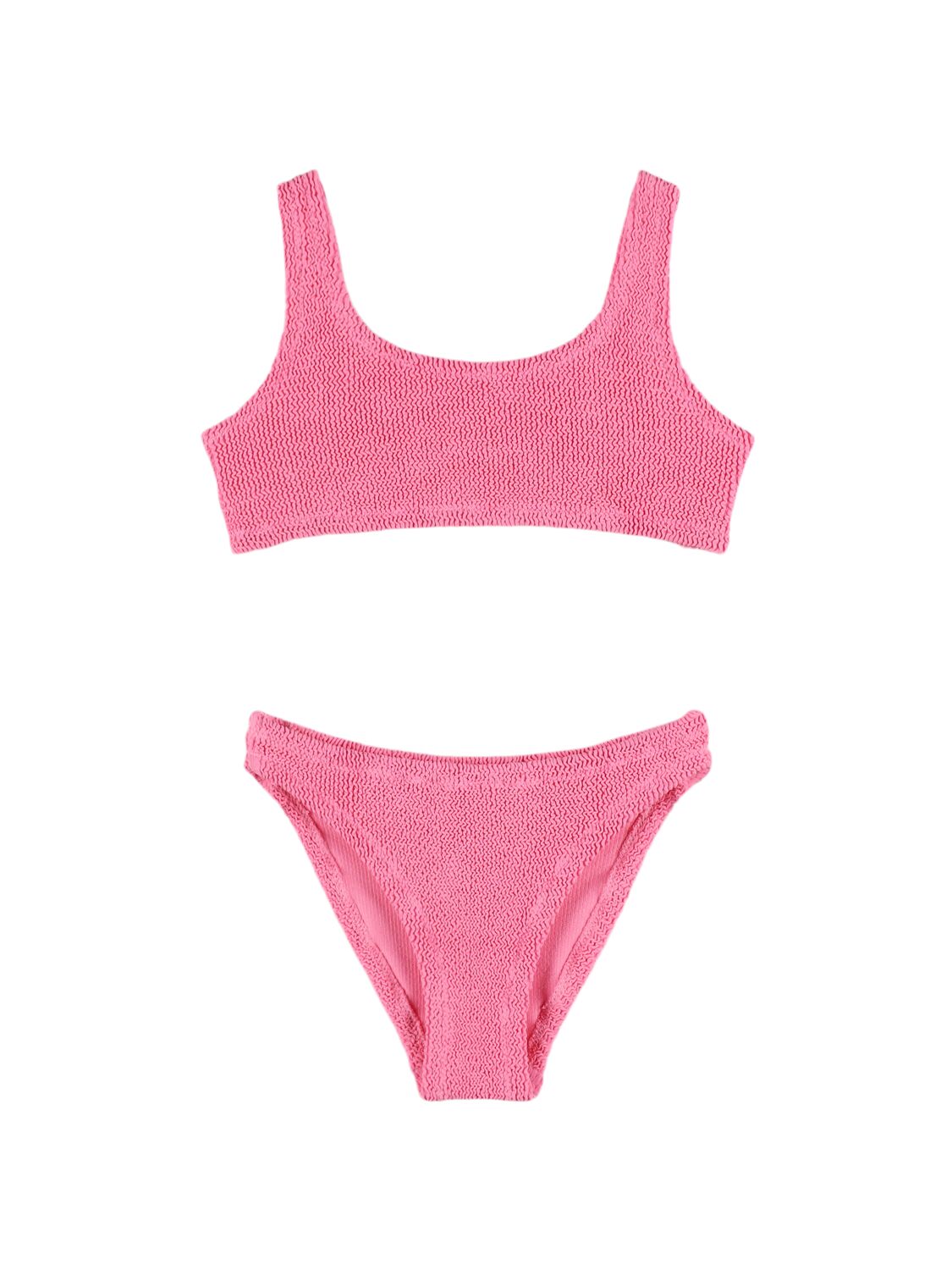 Mc2 Saint Barth Kids' Bikini Aus Technostoff In Pink