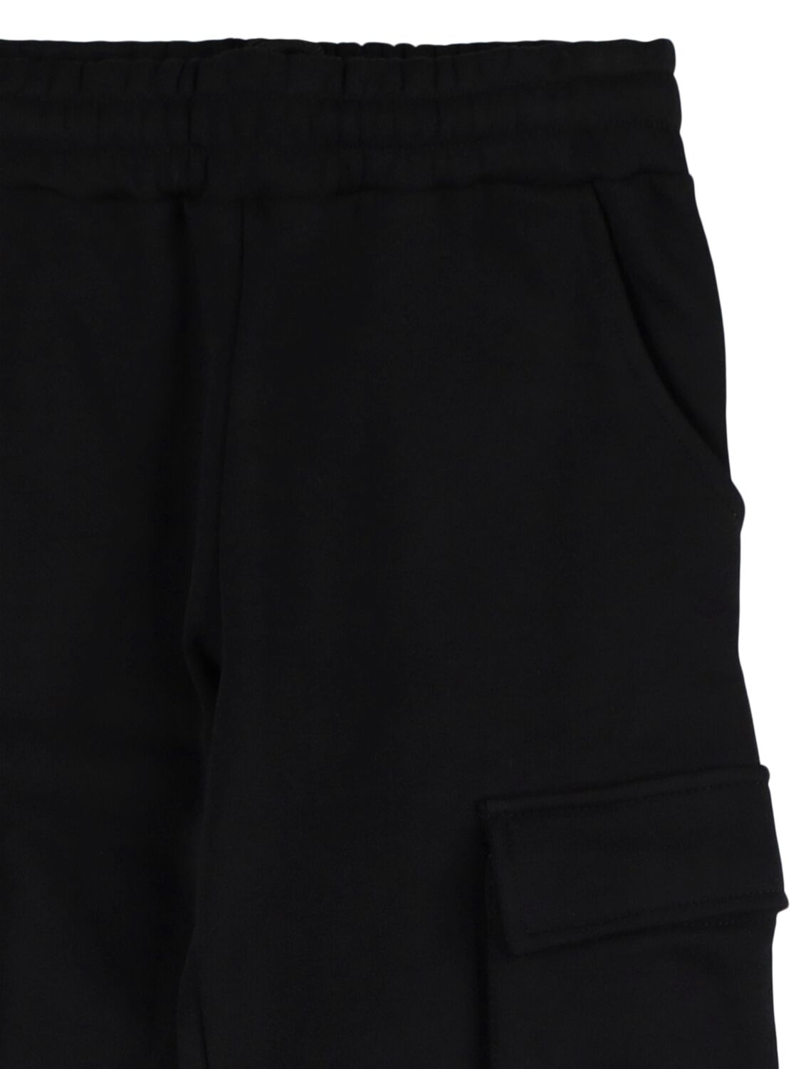 Shop Barrow Cotton Cargo Pants In Black