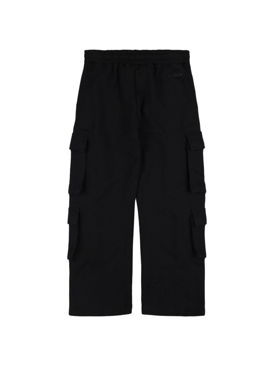 Shop Barrow Cotton Cargo Pants In Black