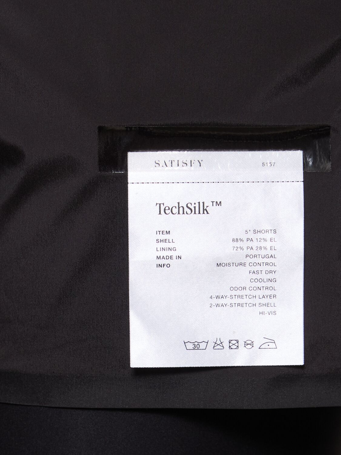 Shop Satisfy Techsilk 5" Stretch Tech Shorts In Black