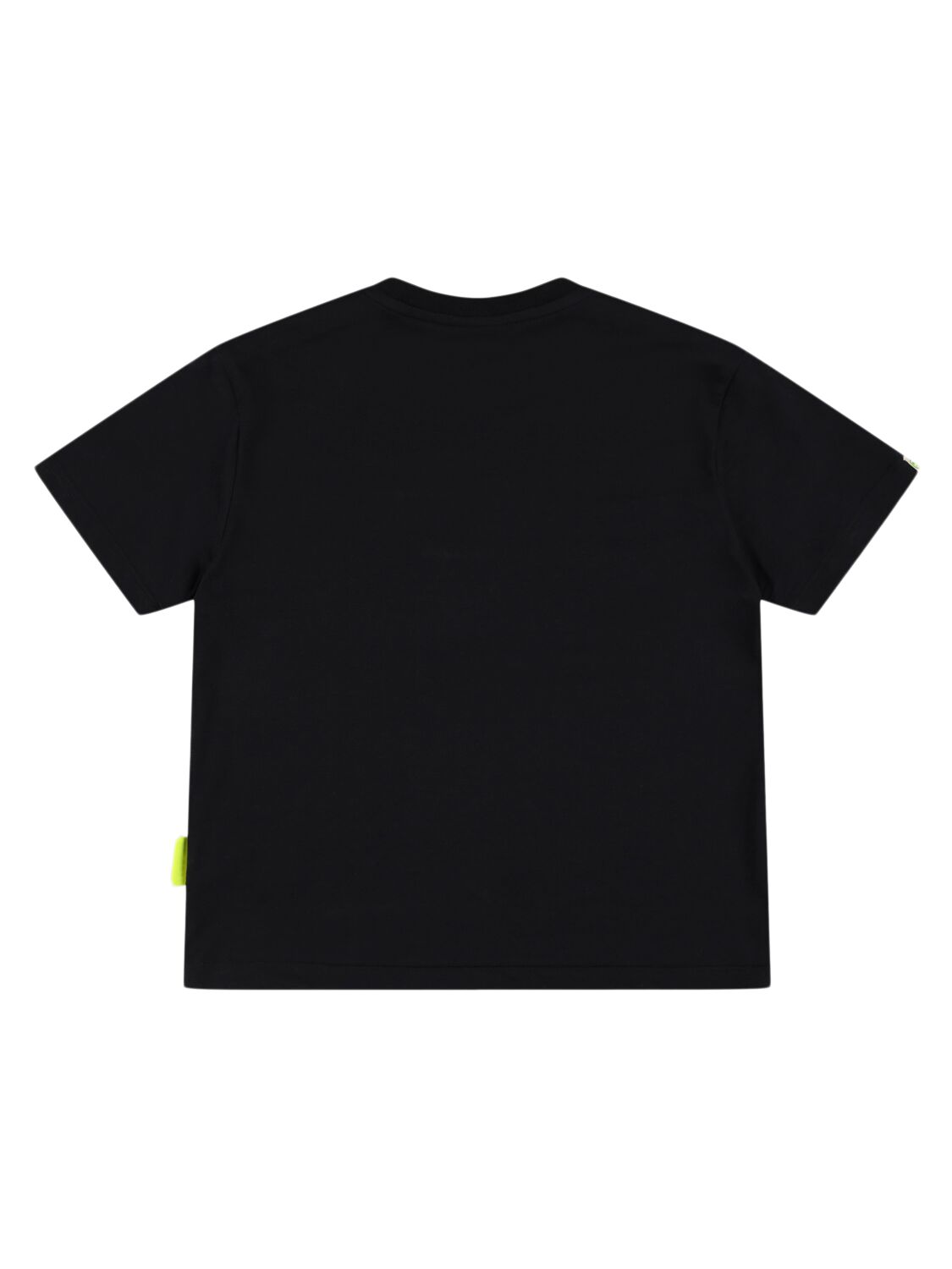 Shop Barrow Printed Cotton Jersey T-shirt In Black