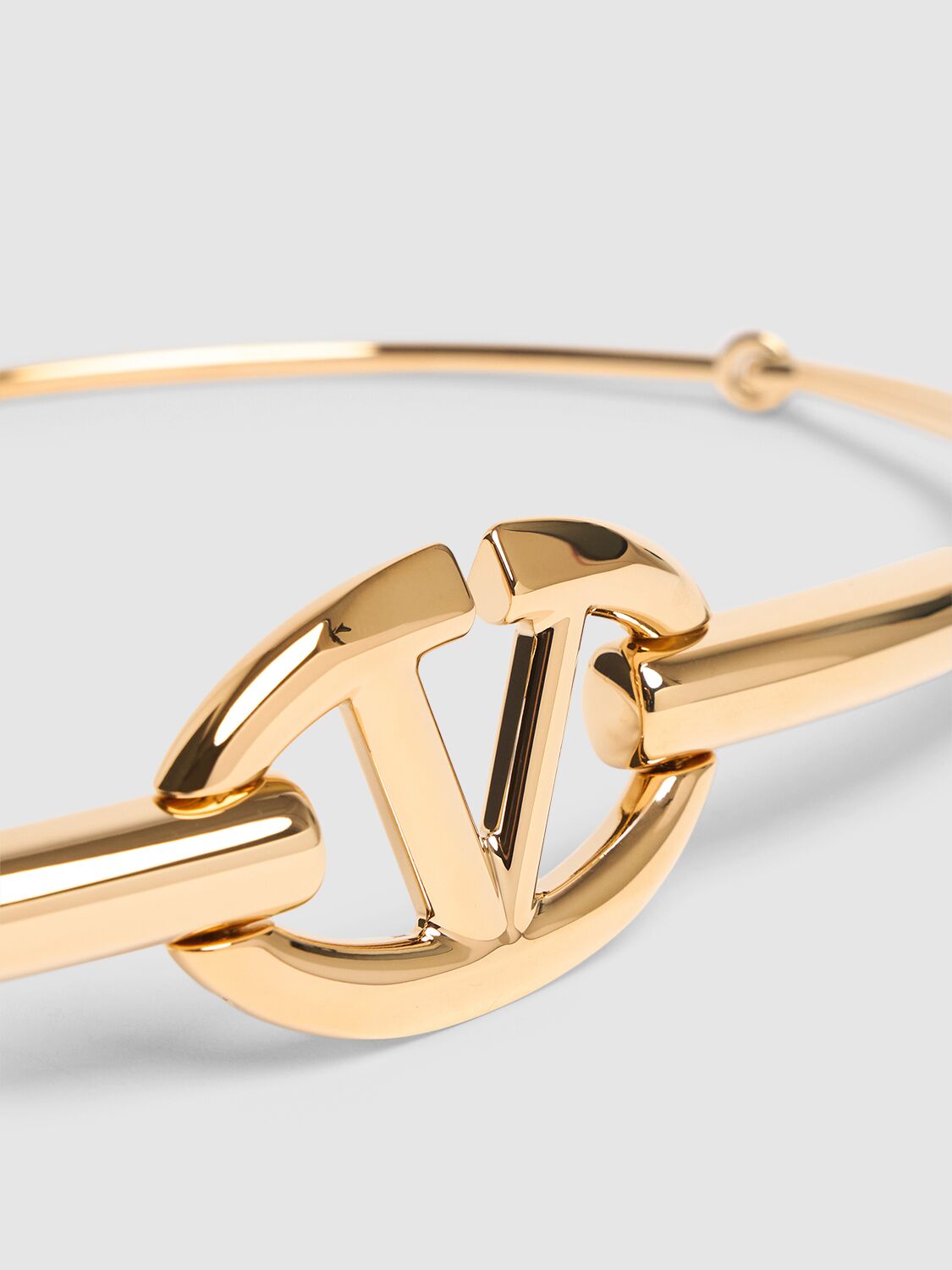 Shop Valentino Vlogo Moon Chain Belt In Gold