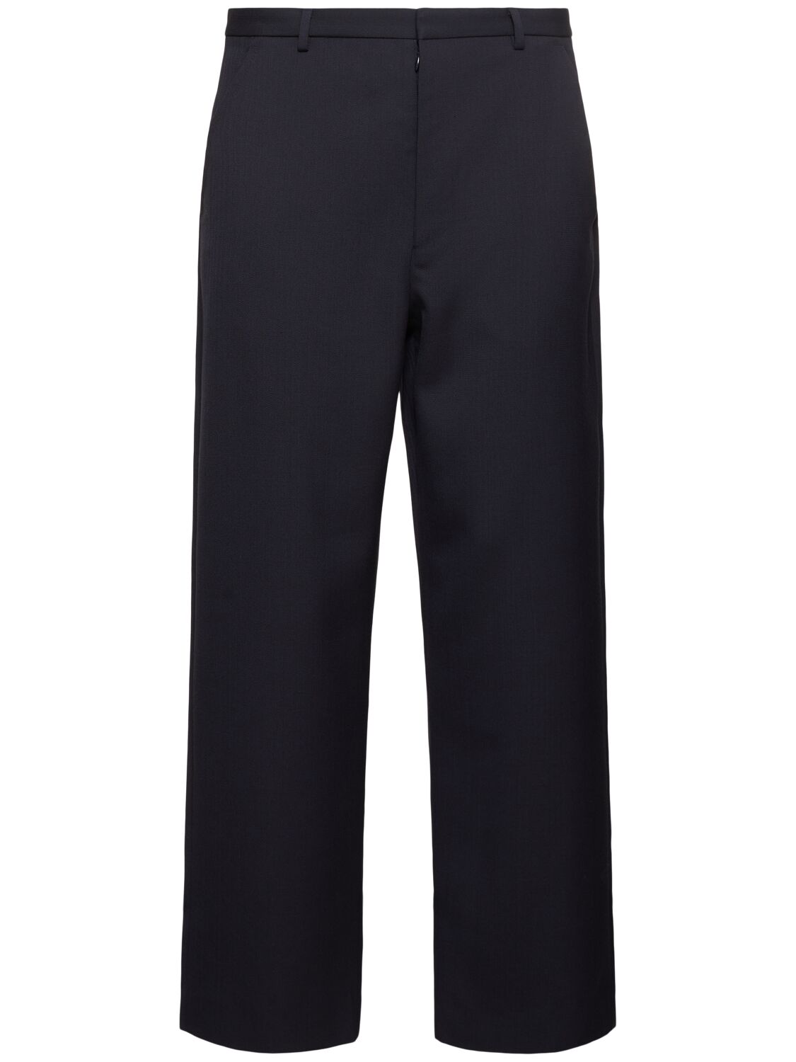 Acne Studios Prop Straight Trousers In Navy
