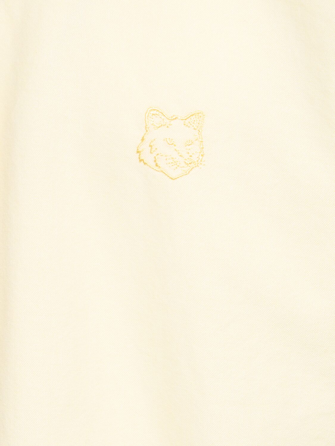 狐狸头棉质衬衫