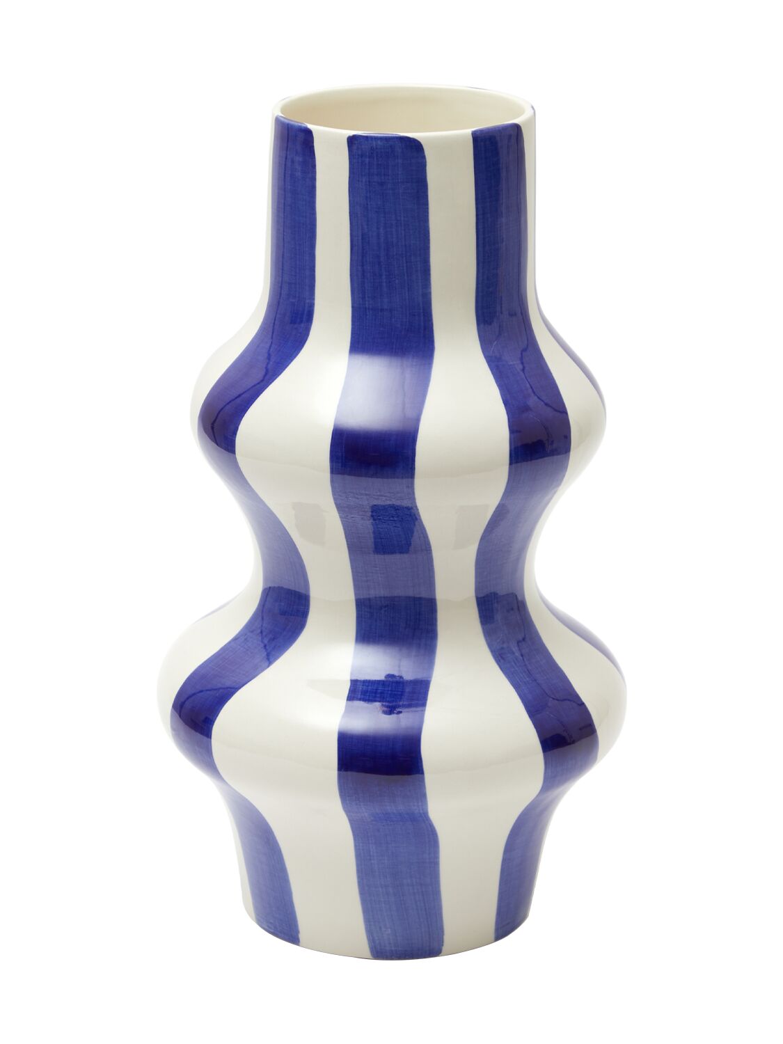 The Conran Shop Escapism Stripe Vase Blue