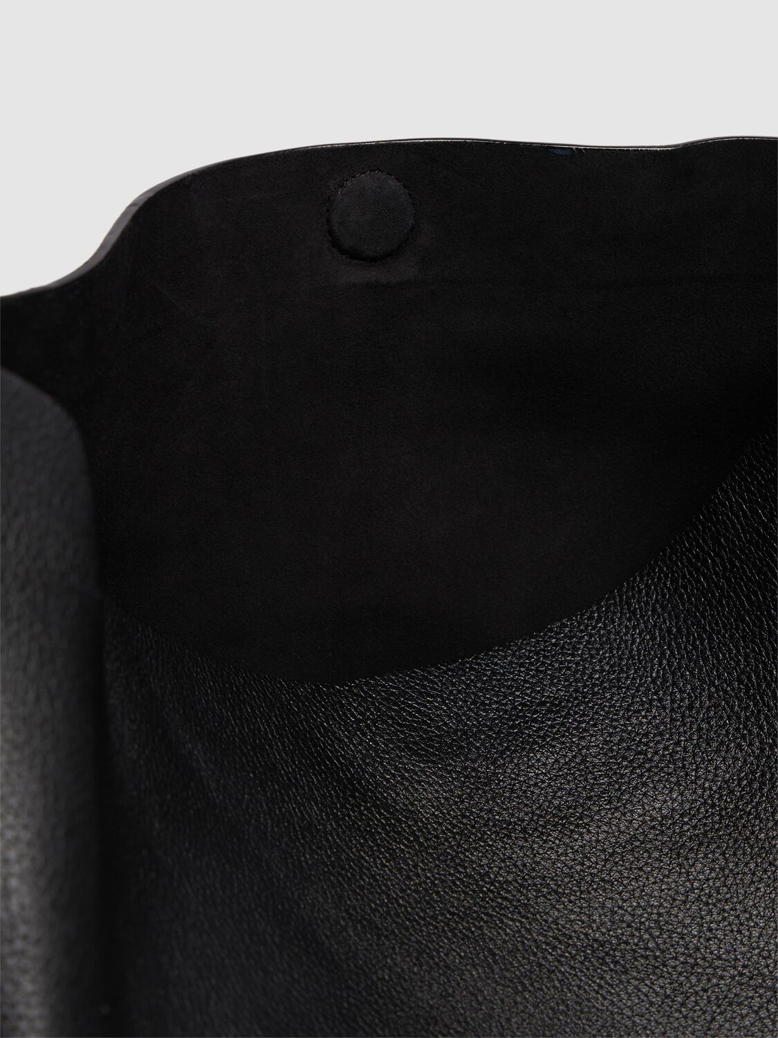 Shop St.agni Minimal Everyday Leather Tote Bag In Black