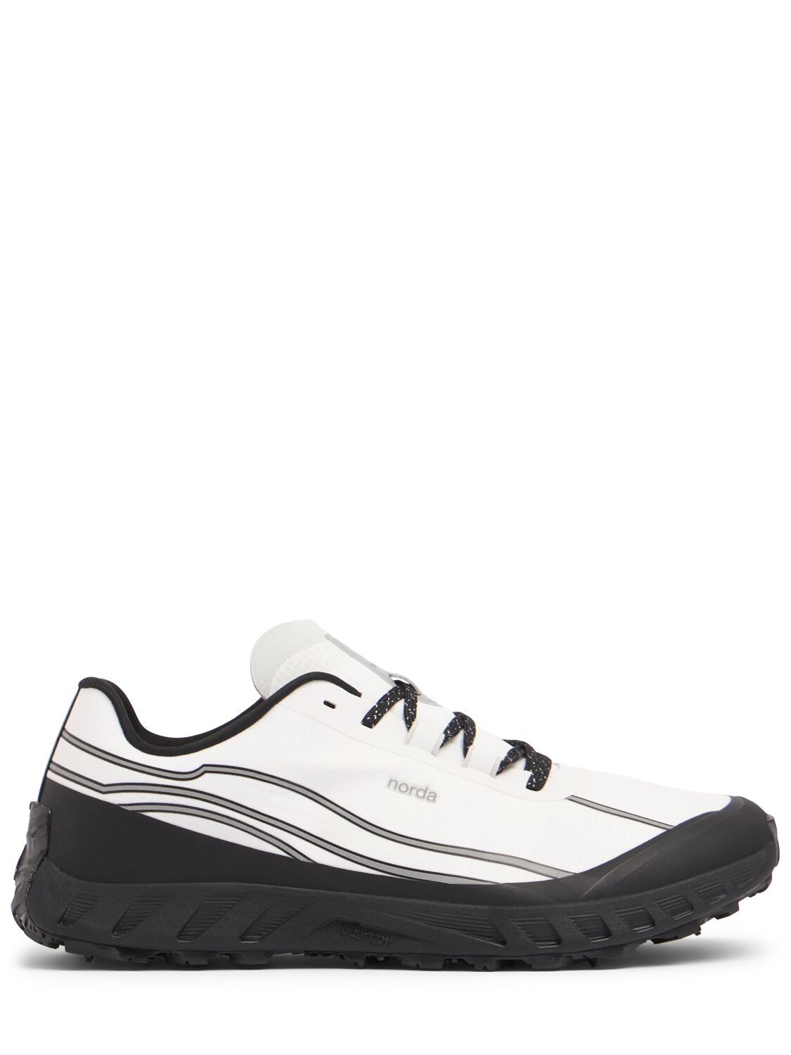 Shop Norda 002 Dyneema Trail Running Sneakers In White,black