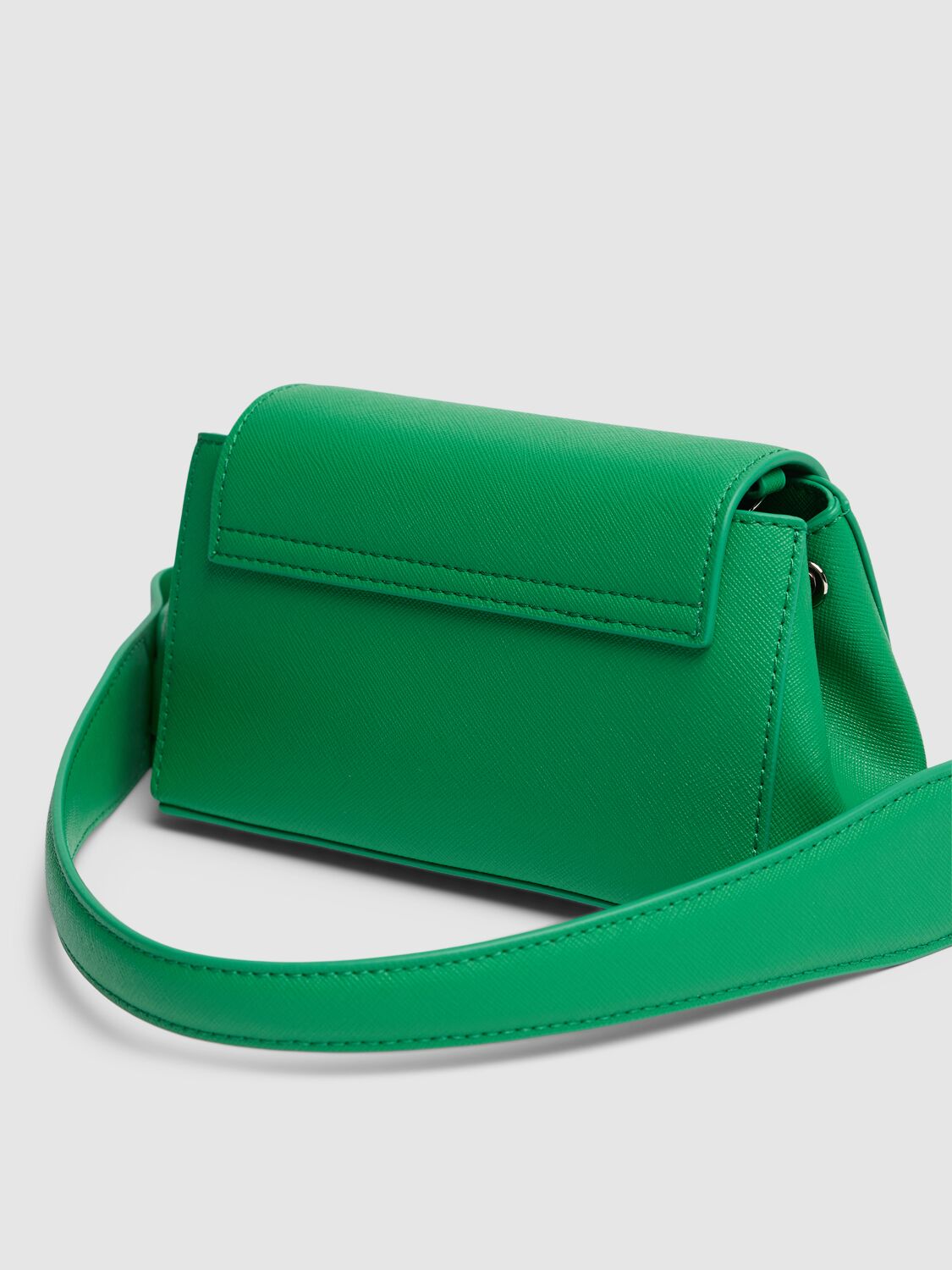 Shop Vivienne Westwood Small Hazel Re-vegan Shoulder Bag In Bright Green