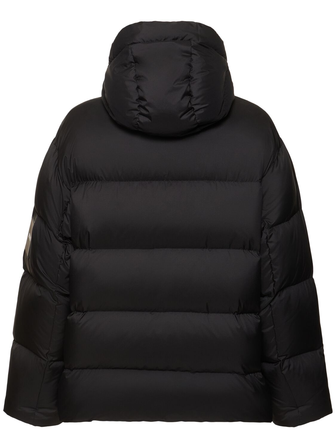 Shop Msgm Down Jacket In Black