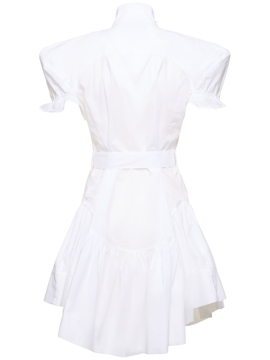 Shop Vivienne Westwood Football Heart Mini Cotton Shirt Dress In White