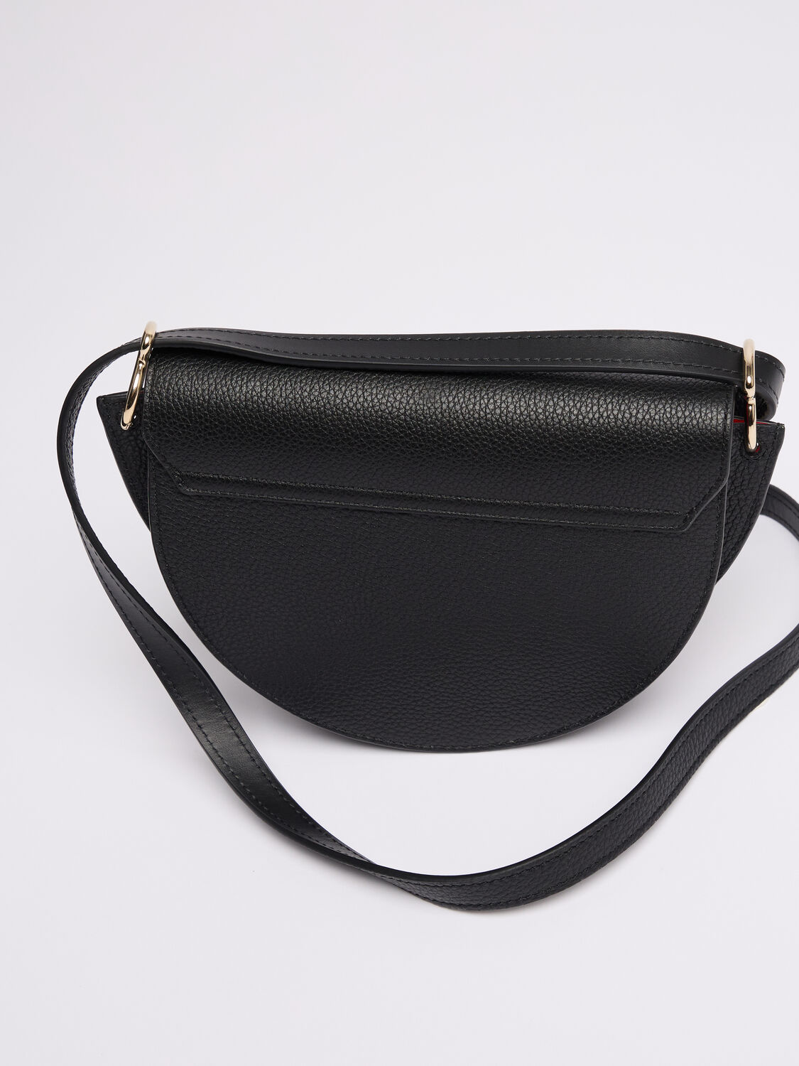 Shop Christian Louboutin By My Side Leather Shoulder Bag In Black