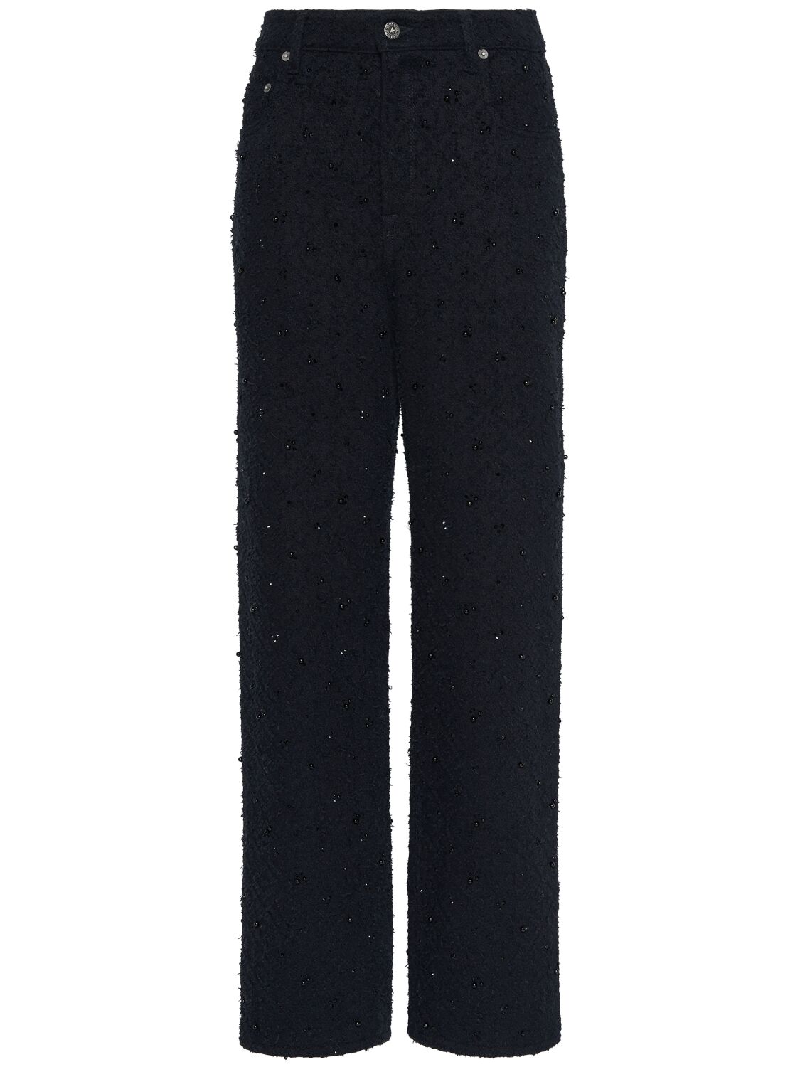 Shop Golden Goose Journey Kim Embellished Jeans In Black