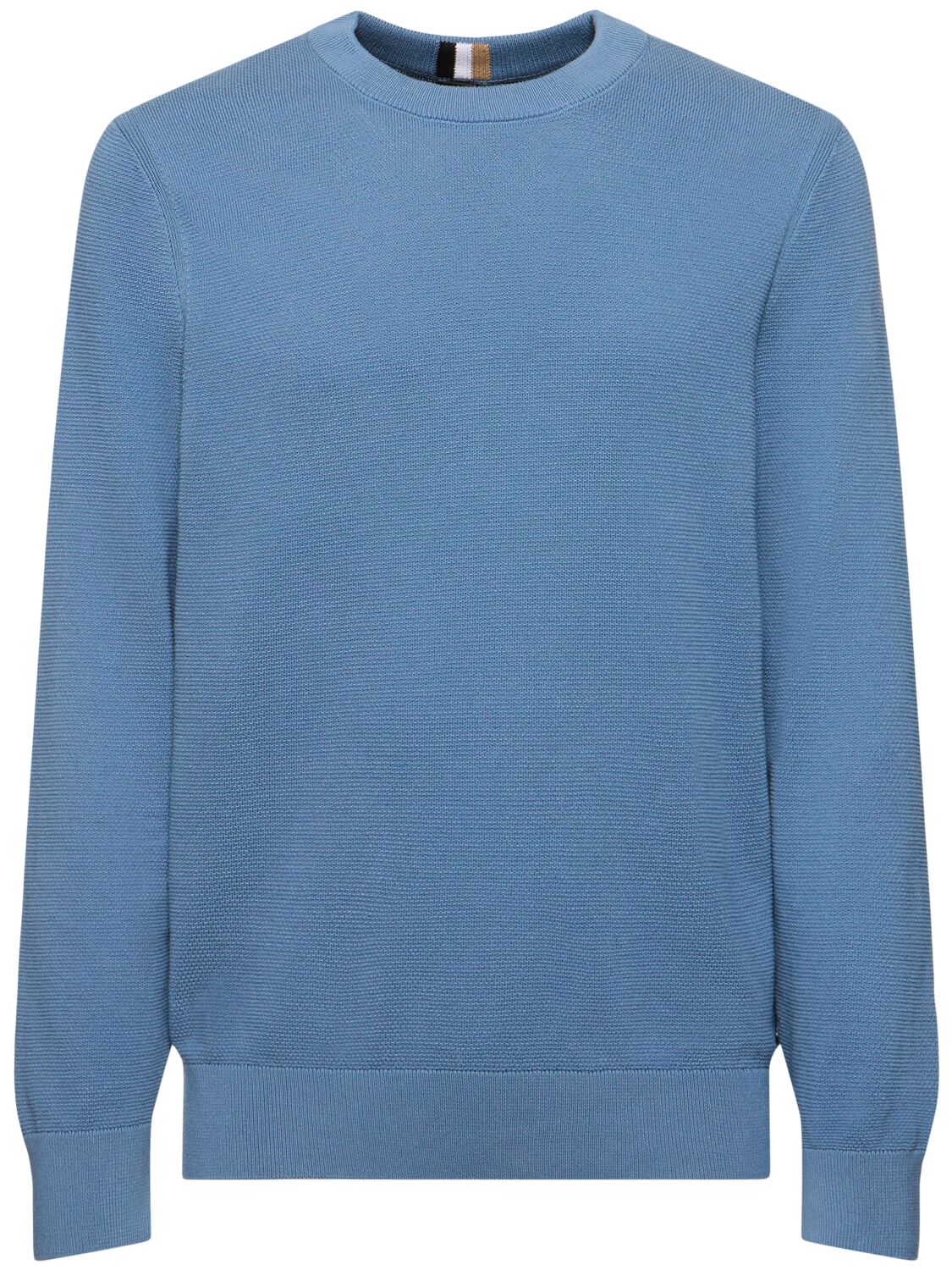 Hugo Boss Ecaio Knit Sweater In Blue