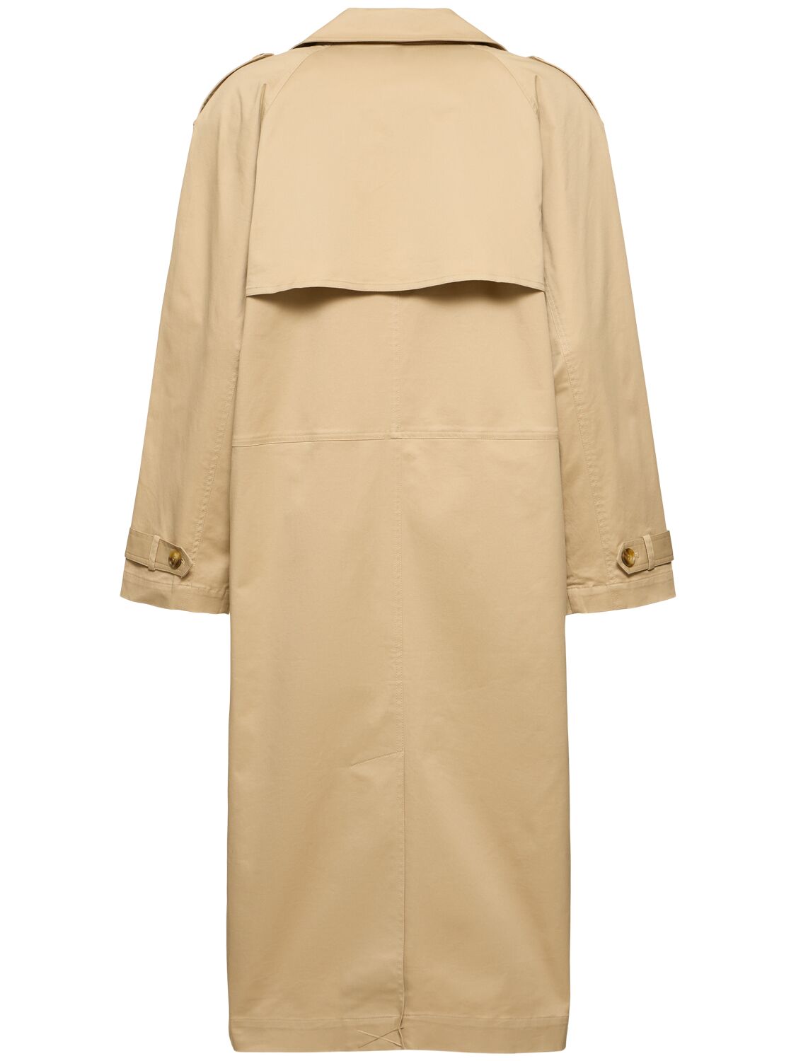 Shop Designers Remix Dylan Cotton Blend Trench Coat In Beige