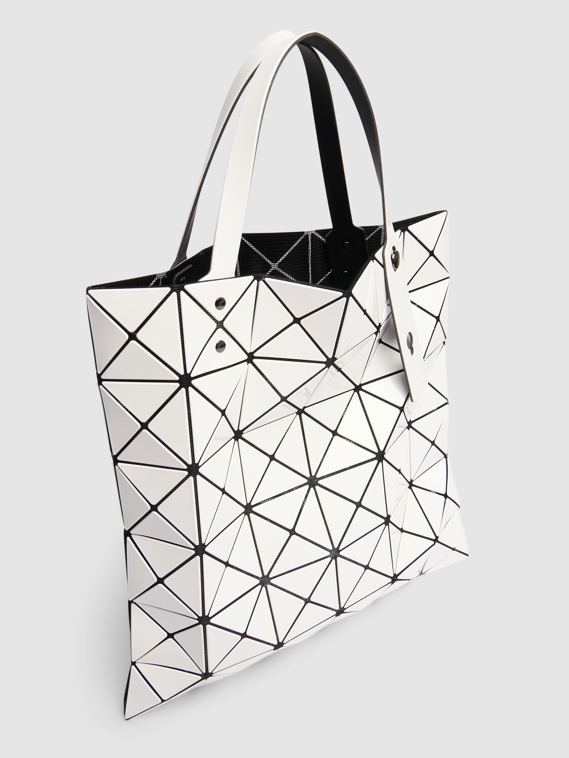 Shop Bao Bao Issey Miyake Lucent Tote Bag In White