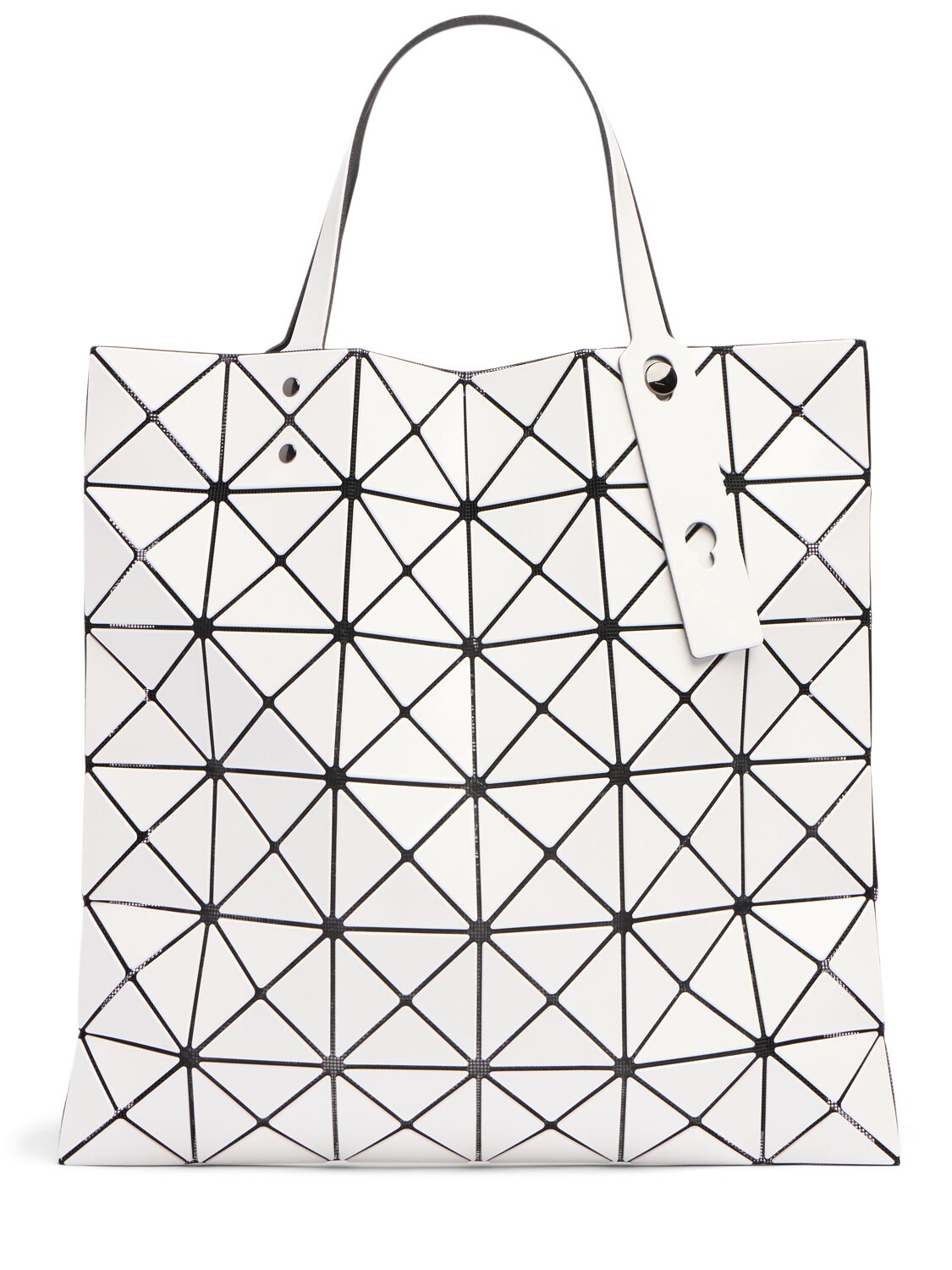 Shop Bao Bao Issey Miyake Lucent Tote Bag In White