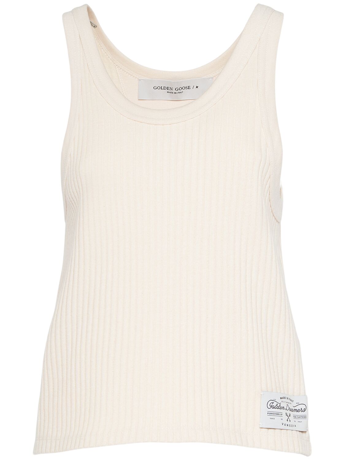 GOLDEN GOOSE Journey Ribbed Tank Top Cover