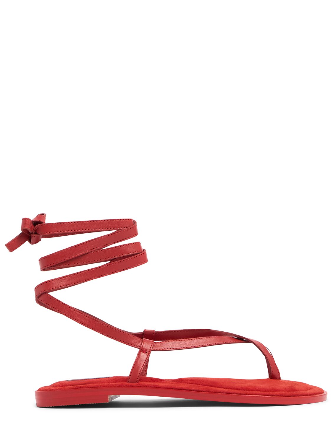 A.emery 10mm Elliot Suede Sandals In Red