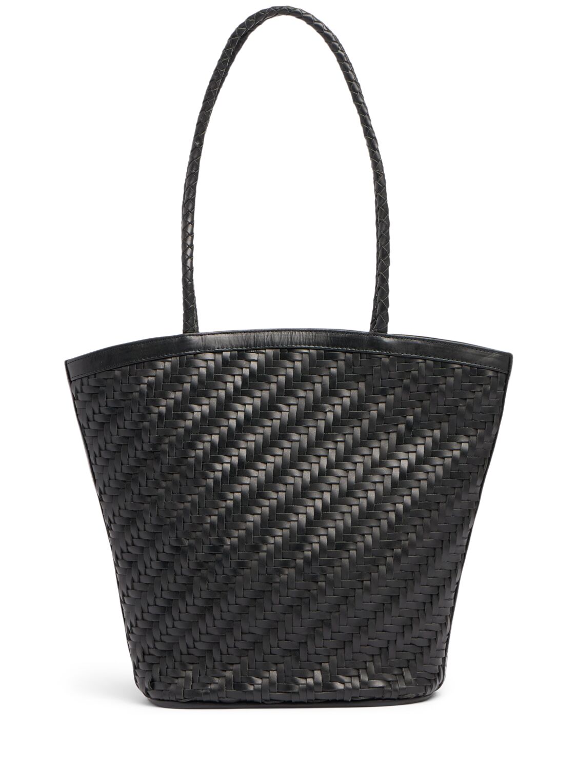 Jeanne Handwoven Leather Shoulder Bag