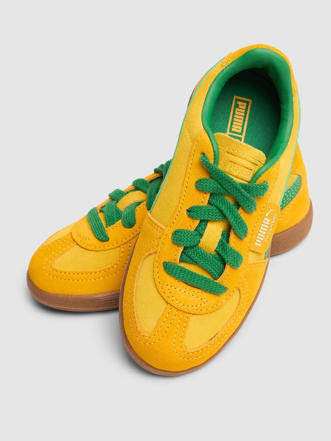 Shop Puma Palermo Sneakers In Yellow