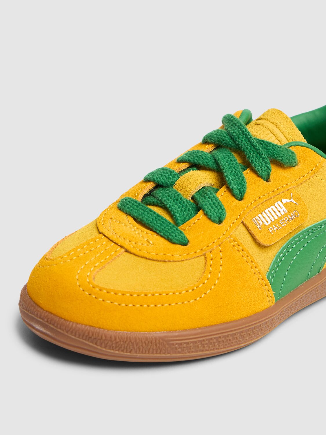 Shop Puma Palermo Sneakers In Yellow