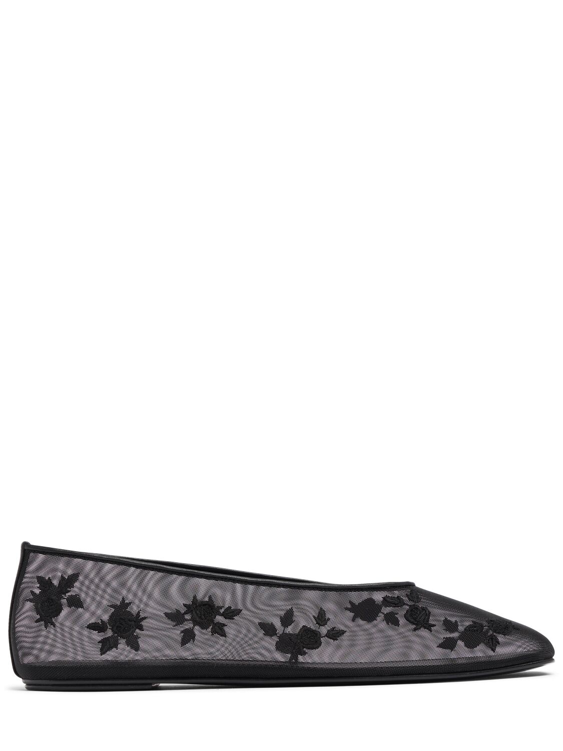 10mm Embroidered Ballerina Flats