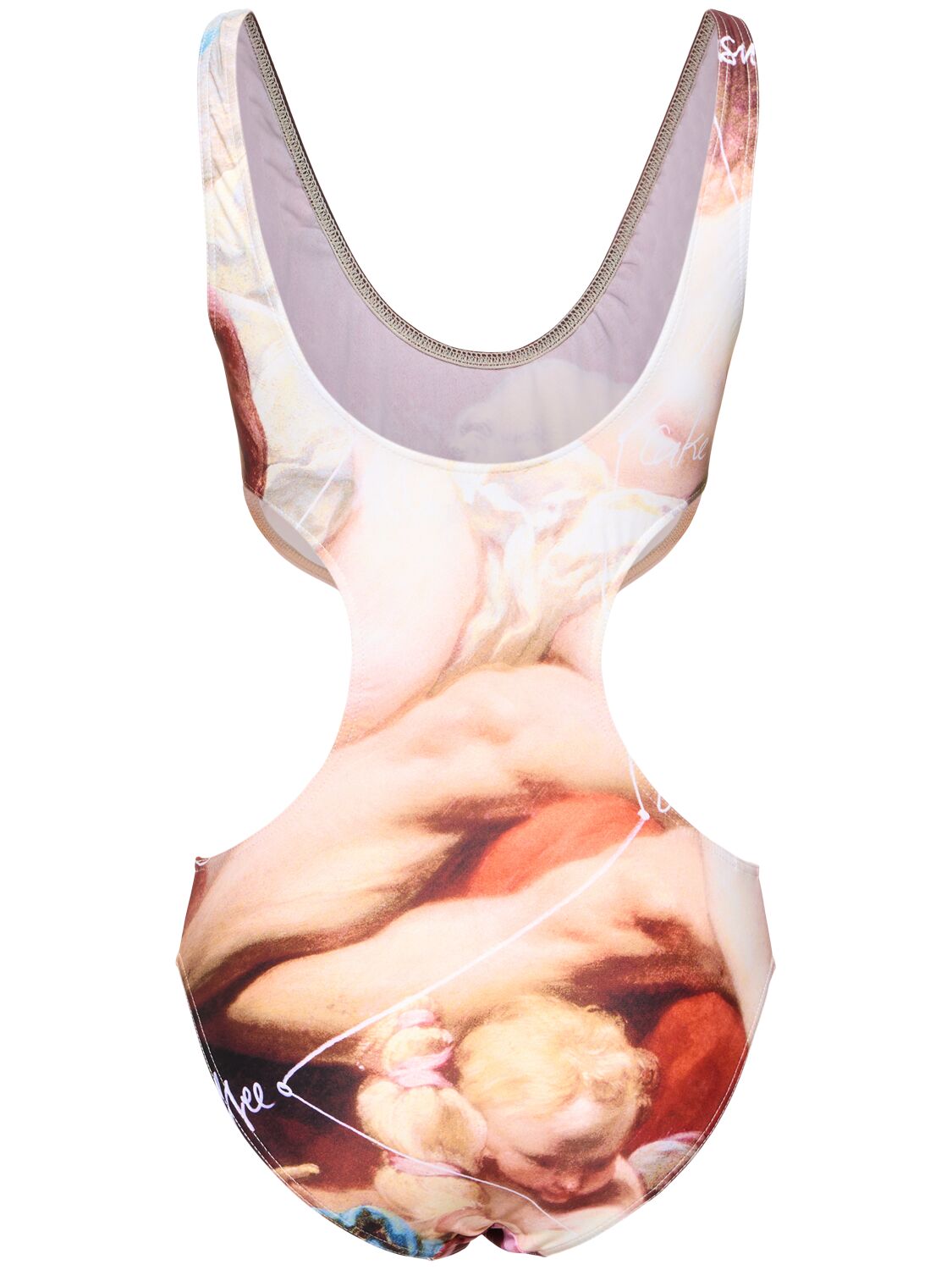 Shop Vivienne Westwood The Kiss Lycra One Piece Swimsuit In 多色