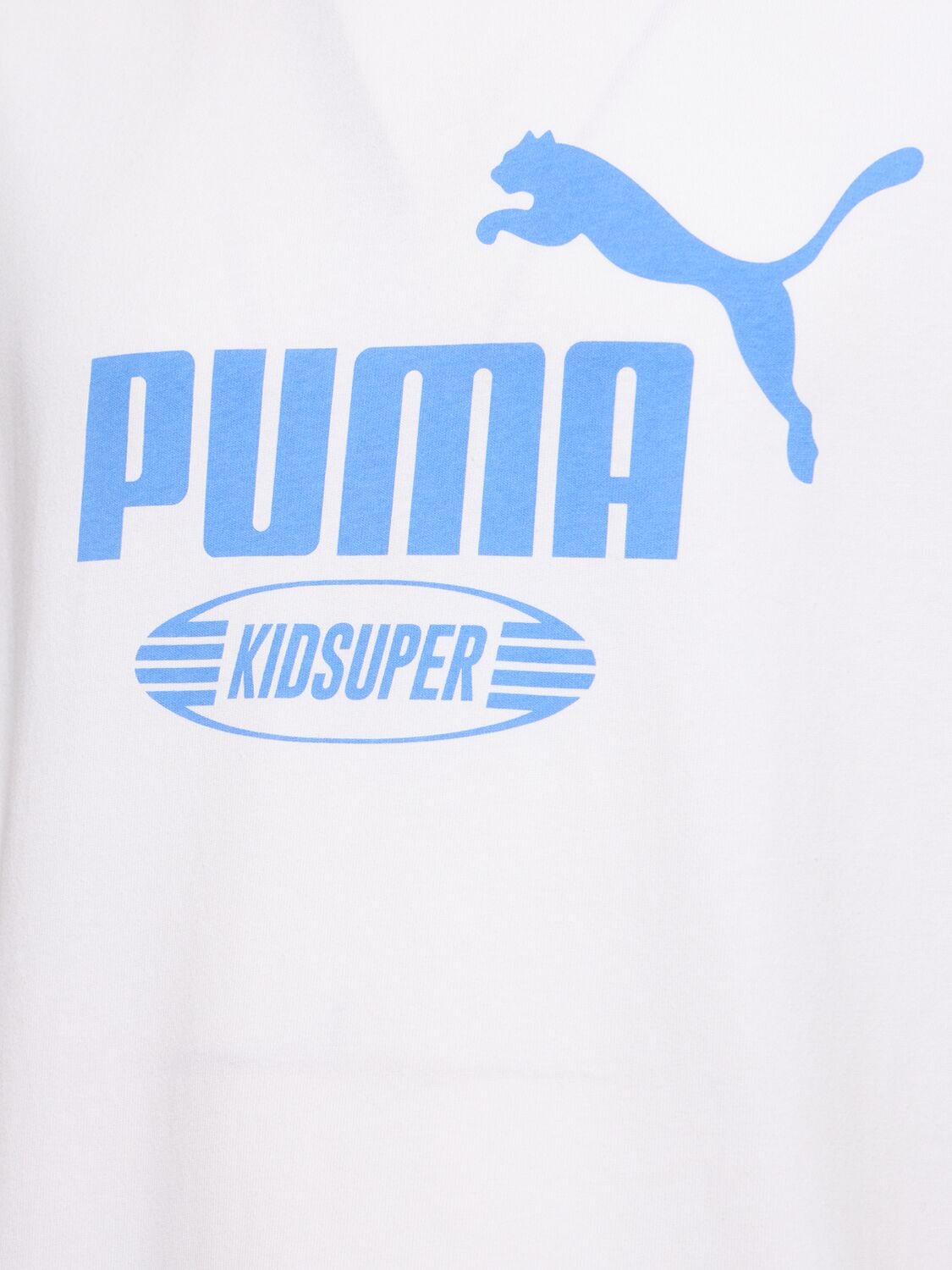 Shop Puma Kidsuper Studios Logo T-shirt In  White