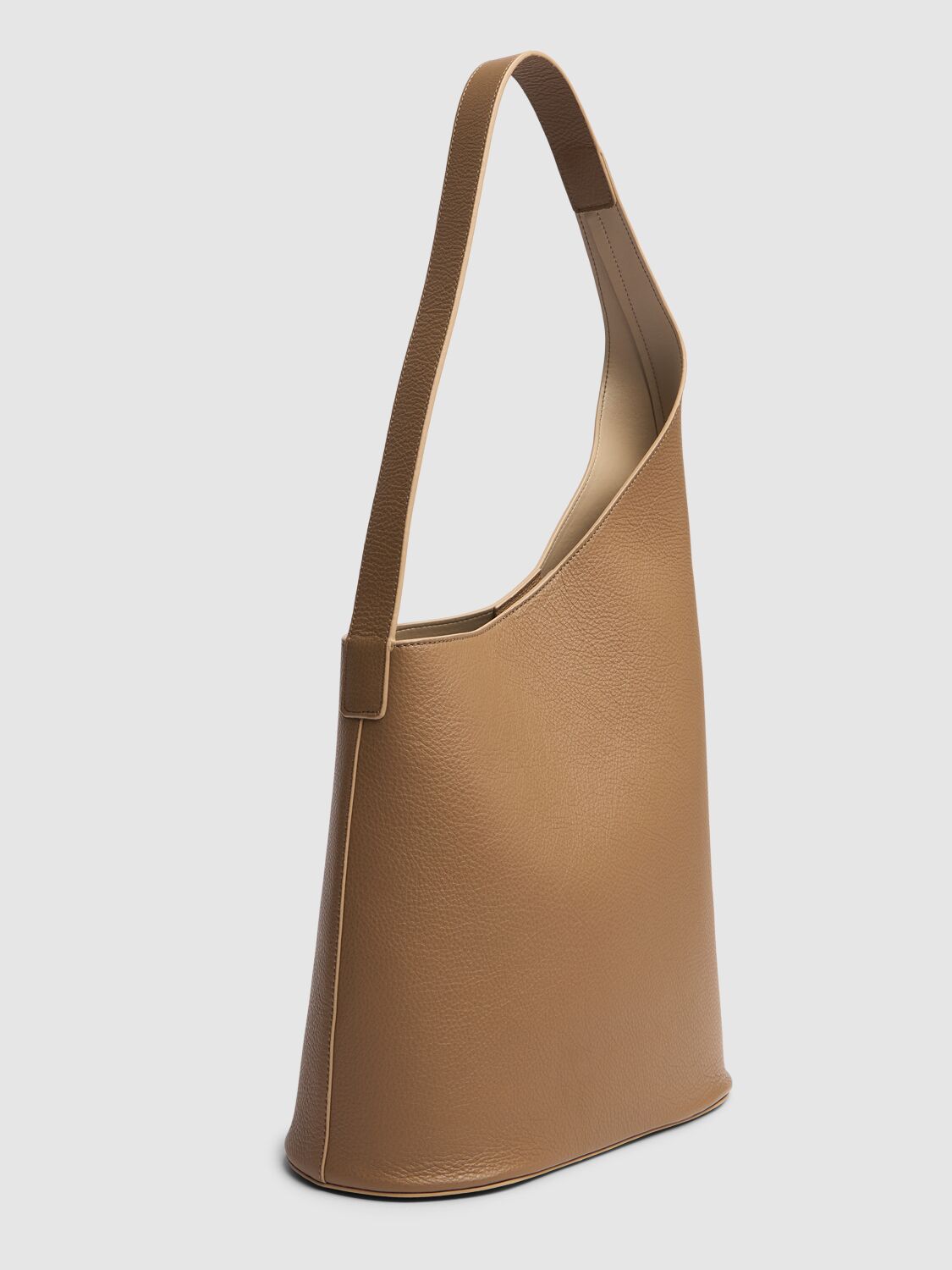 Shop Aesther Ekme Lune Grained Leather Tote Bag In Terra