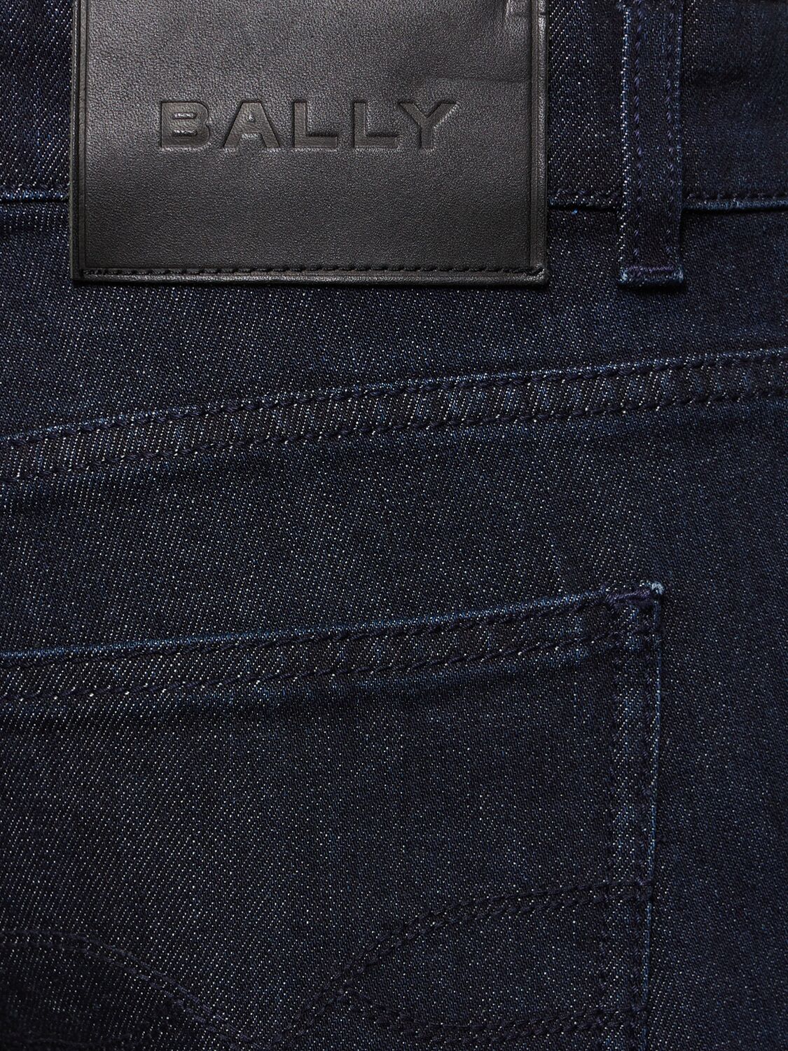 Shop Bally Adrien Brody Denim Jeans In Dark Blue Wash