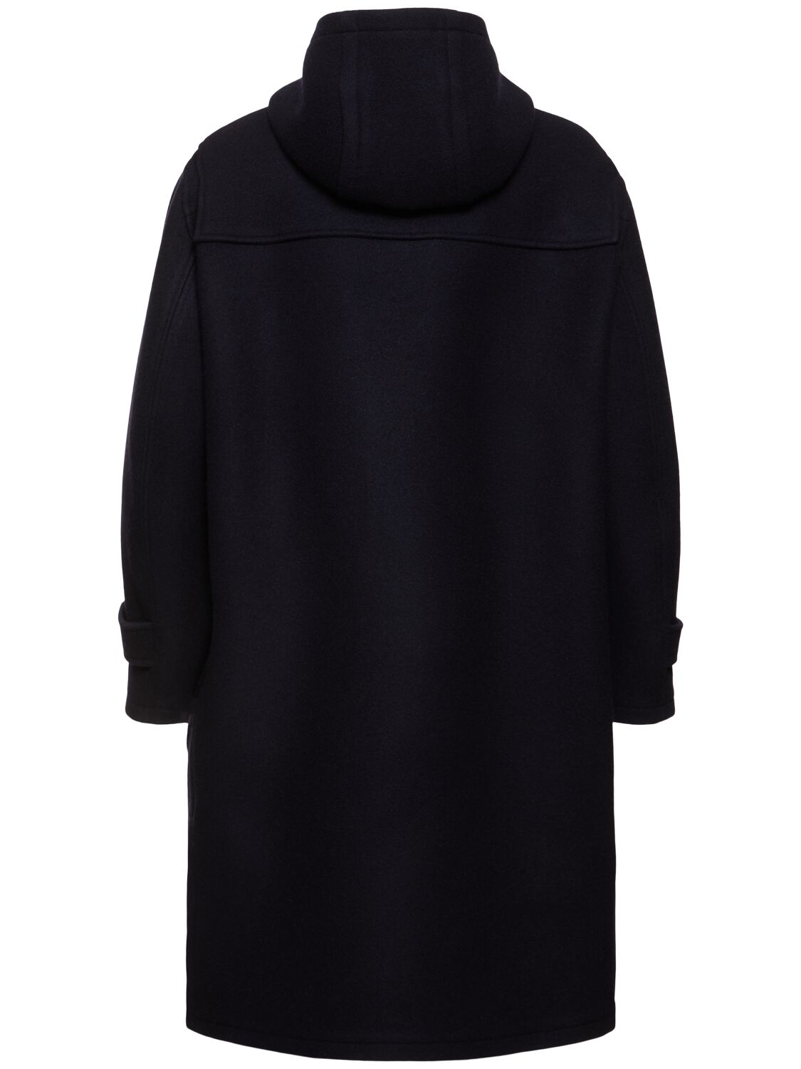 Shop Bally Montgomery Wool Coat In Navy