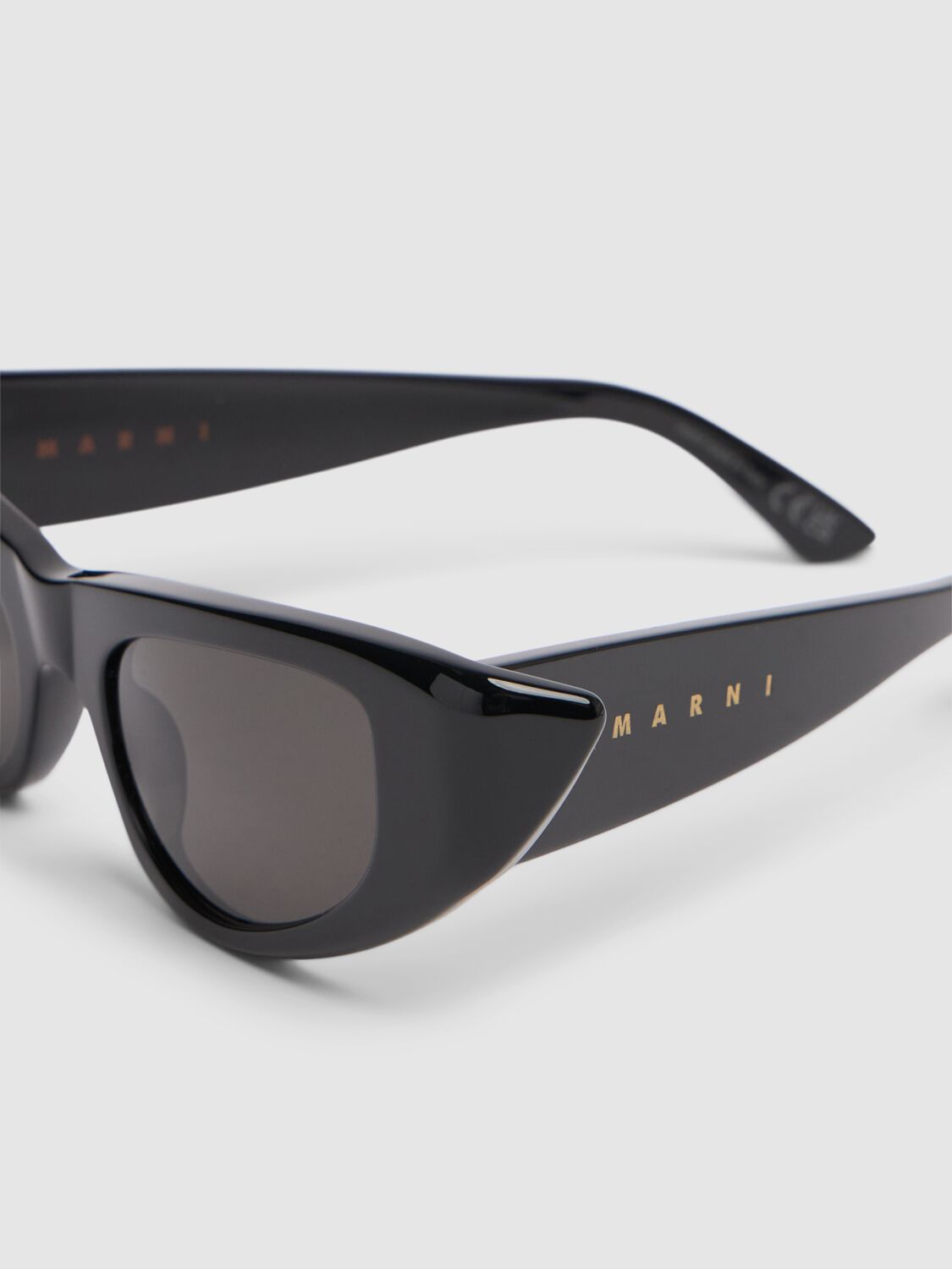Shop Marni Netherworld Cat-eye Sunglasses In Black