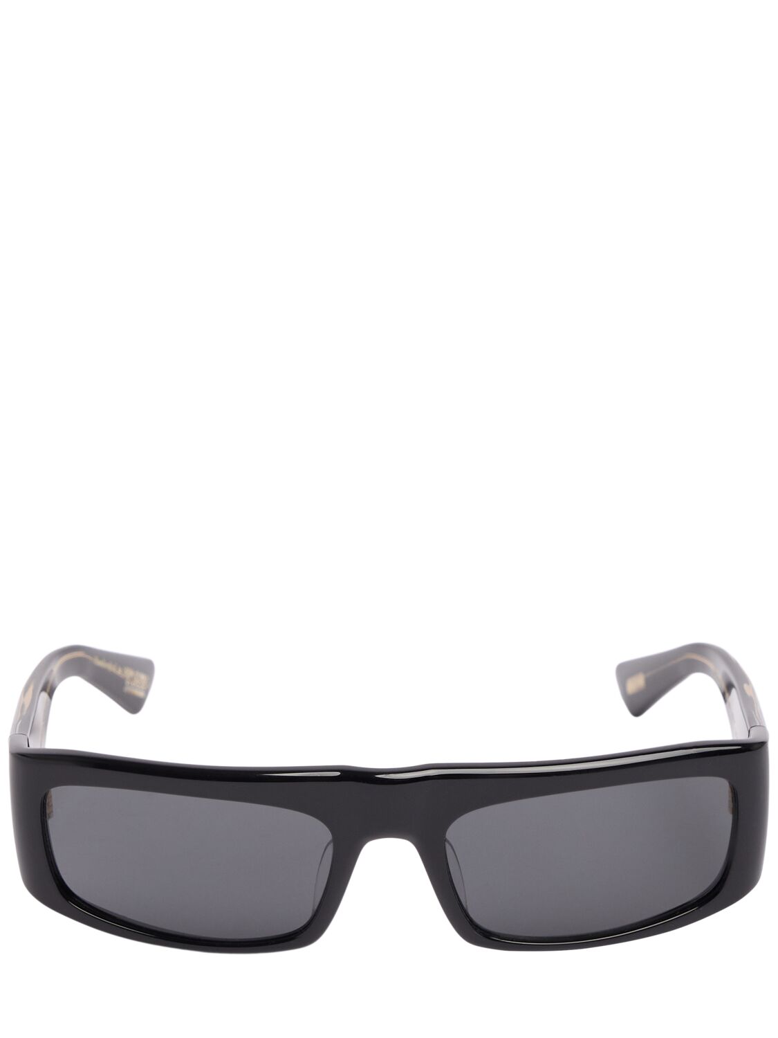 Khaite X Oliver People Square Sunglasses In Black,grey