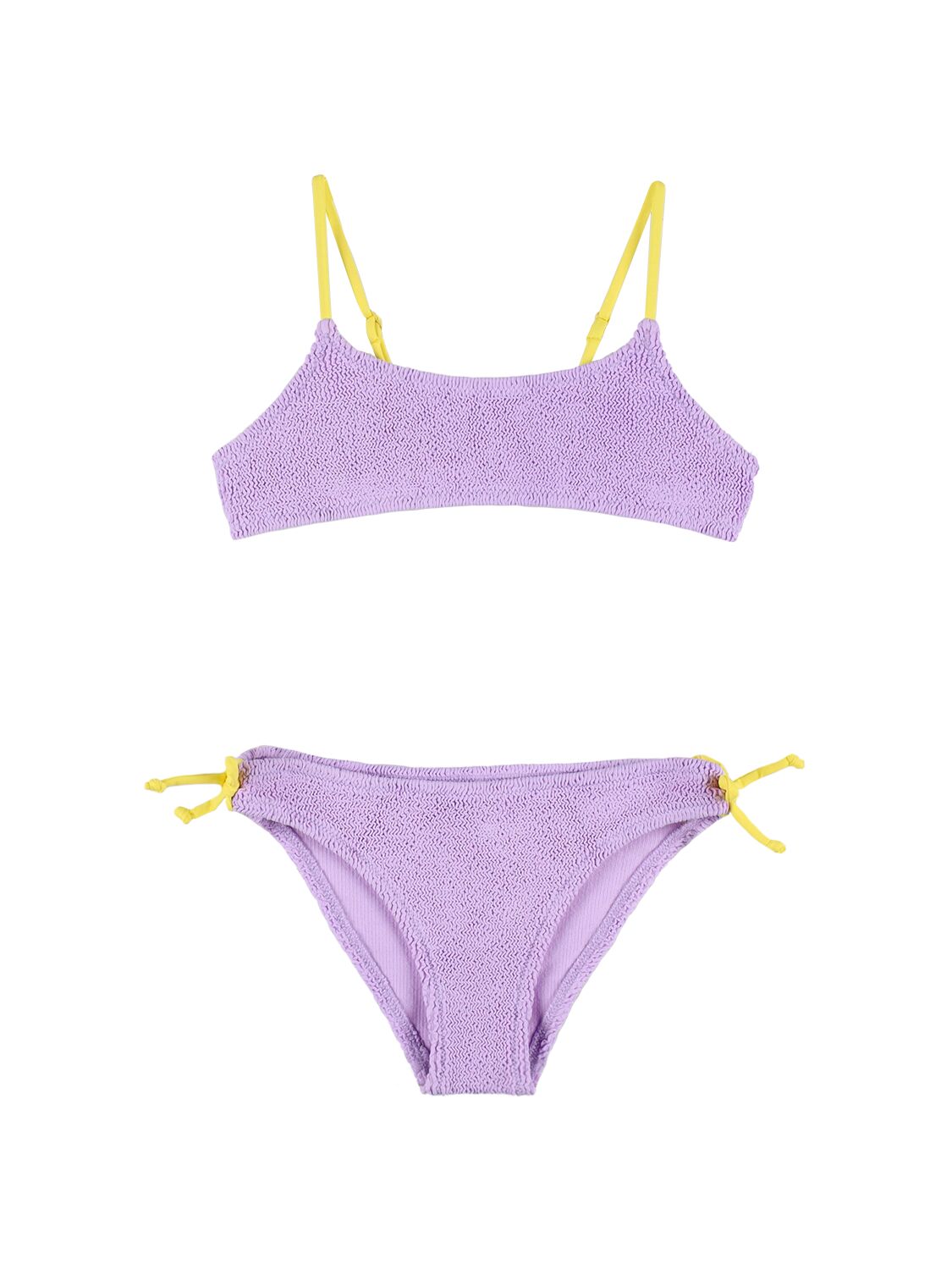 Mc2 Saint Barth Kids' Knittriger Bikini In Purple