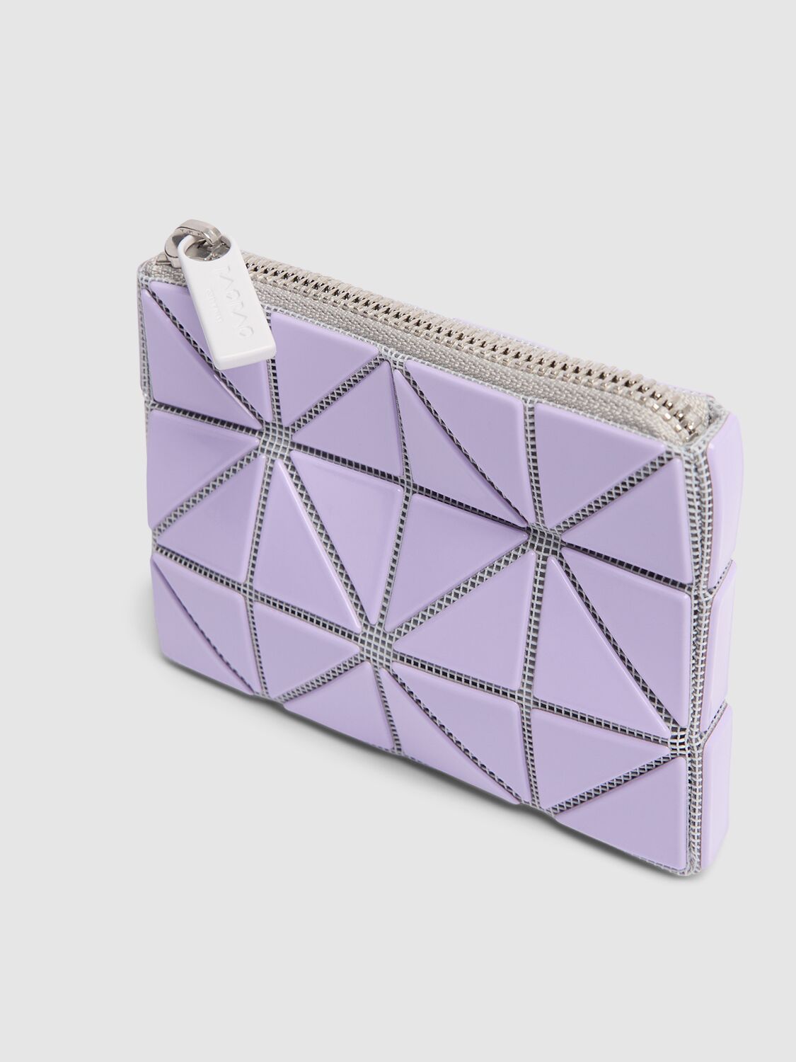 Shop Bao Bao Issey Miyake Cassette Coin Wallet In Lavender
