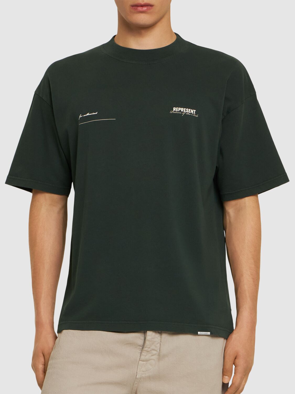 Shop Represent Patron Of The Club T-shirt In Green