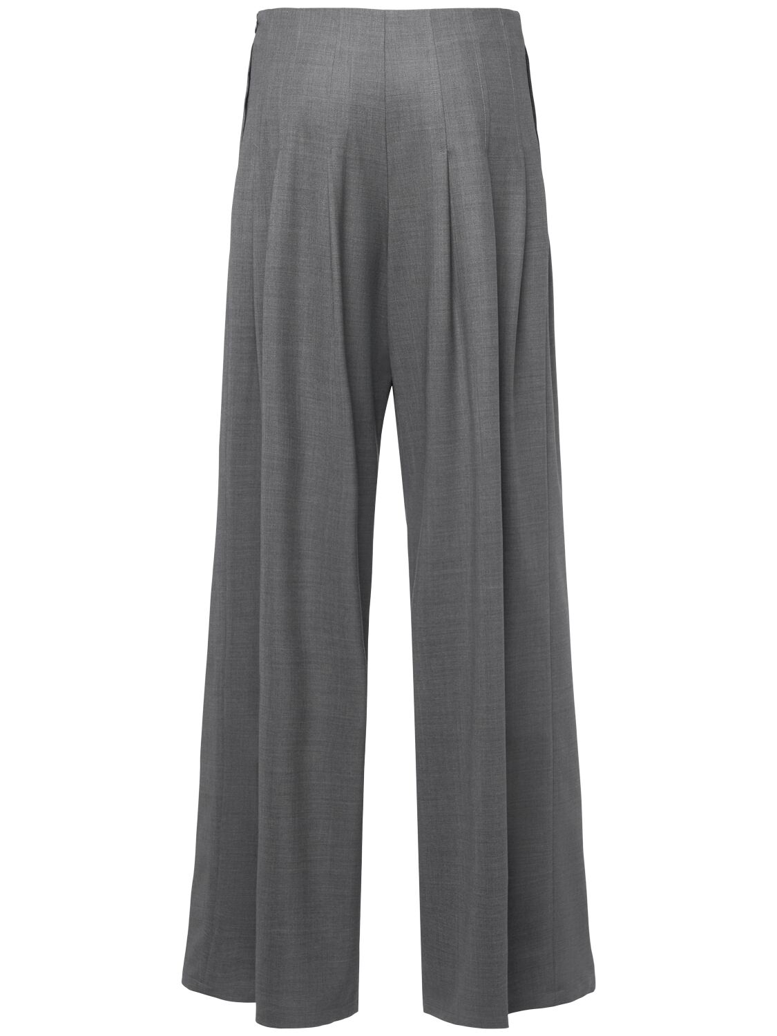 Giuseppe Di Morabito Stretch Wool Wide Pants In Grey