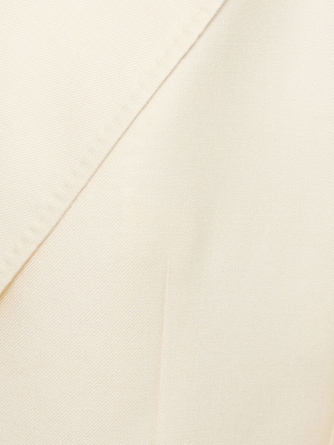 Shop Gabriela Hearst Leiva Single Breast Wool Blend Blazer In Ivory