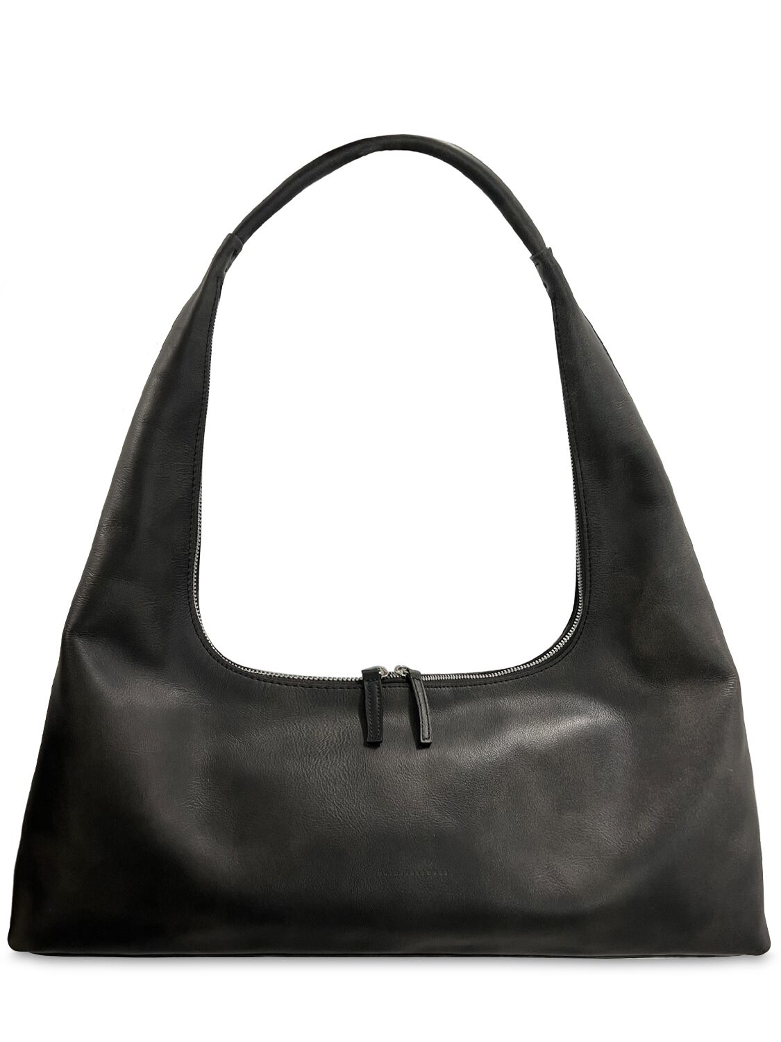 Marge Sherwood Large Hobo Plain Leather Shoulder Bag In Animal Print