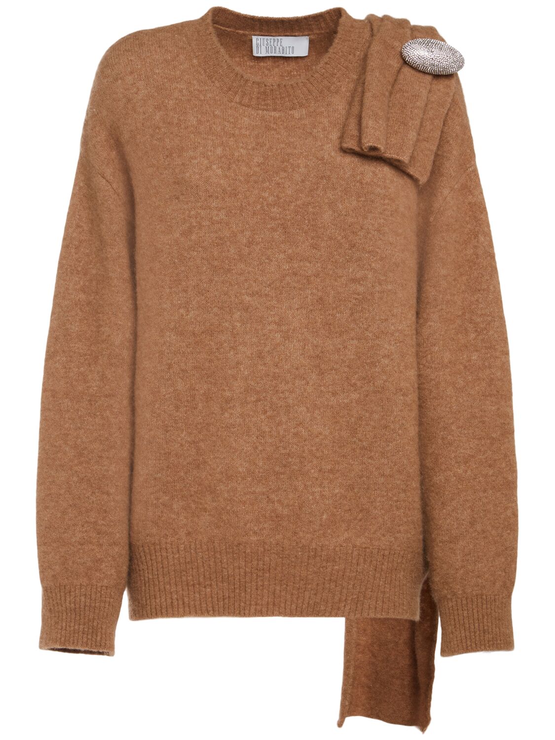 Giuseppe Di Morabito Alpaca Blend Sweater In Brown