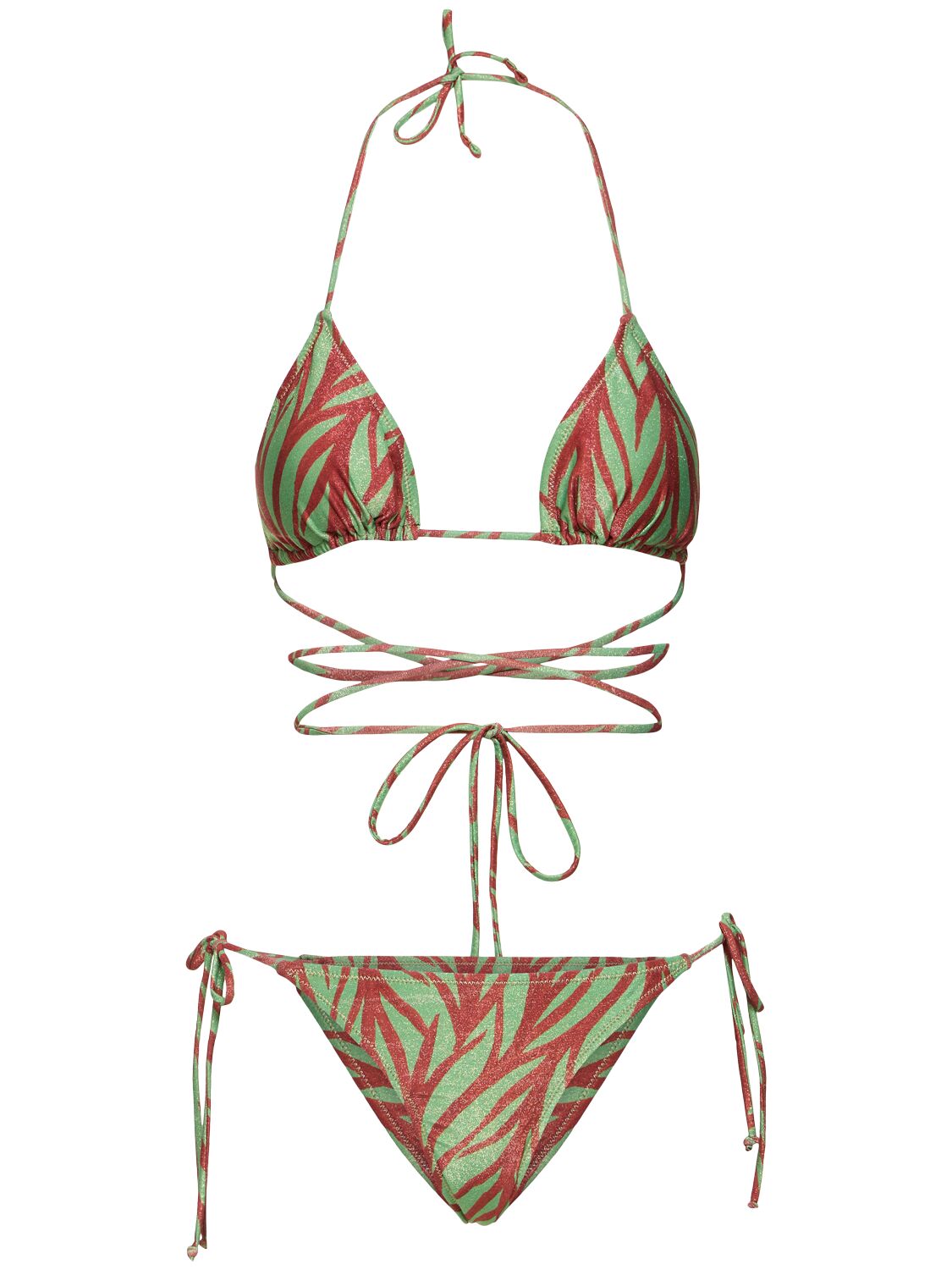 Miami Printed Triangle Bikini Set