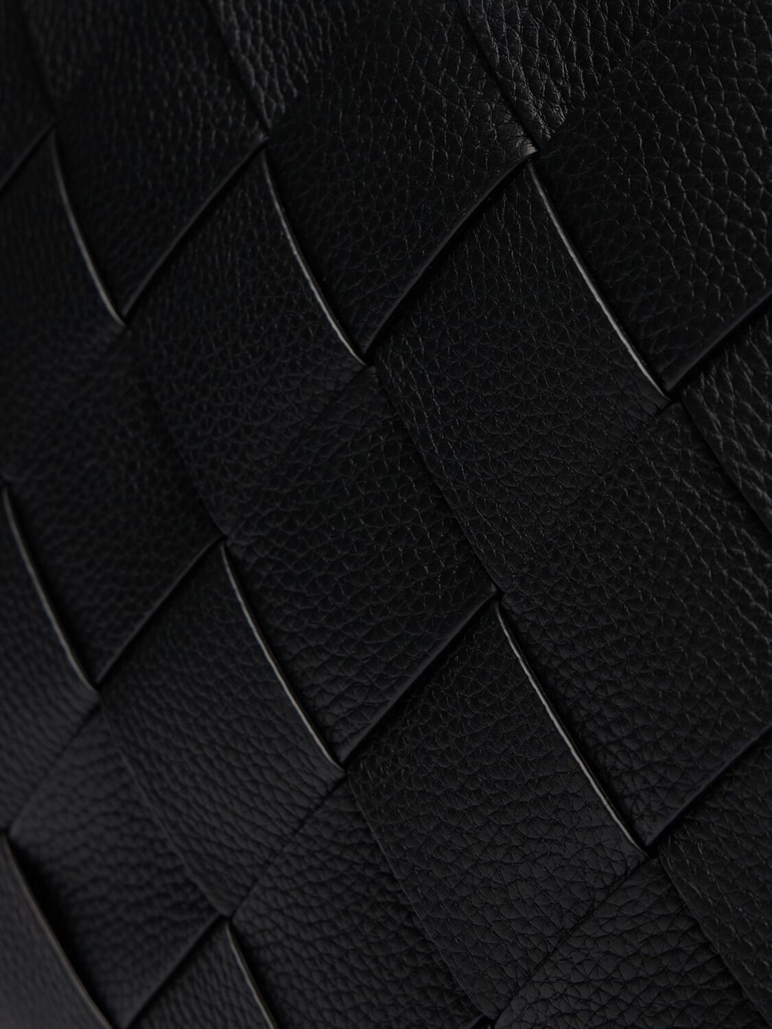 Shop Bottega Veneta Diago Medium Leather Pouch In Black