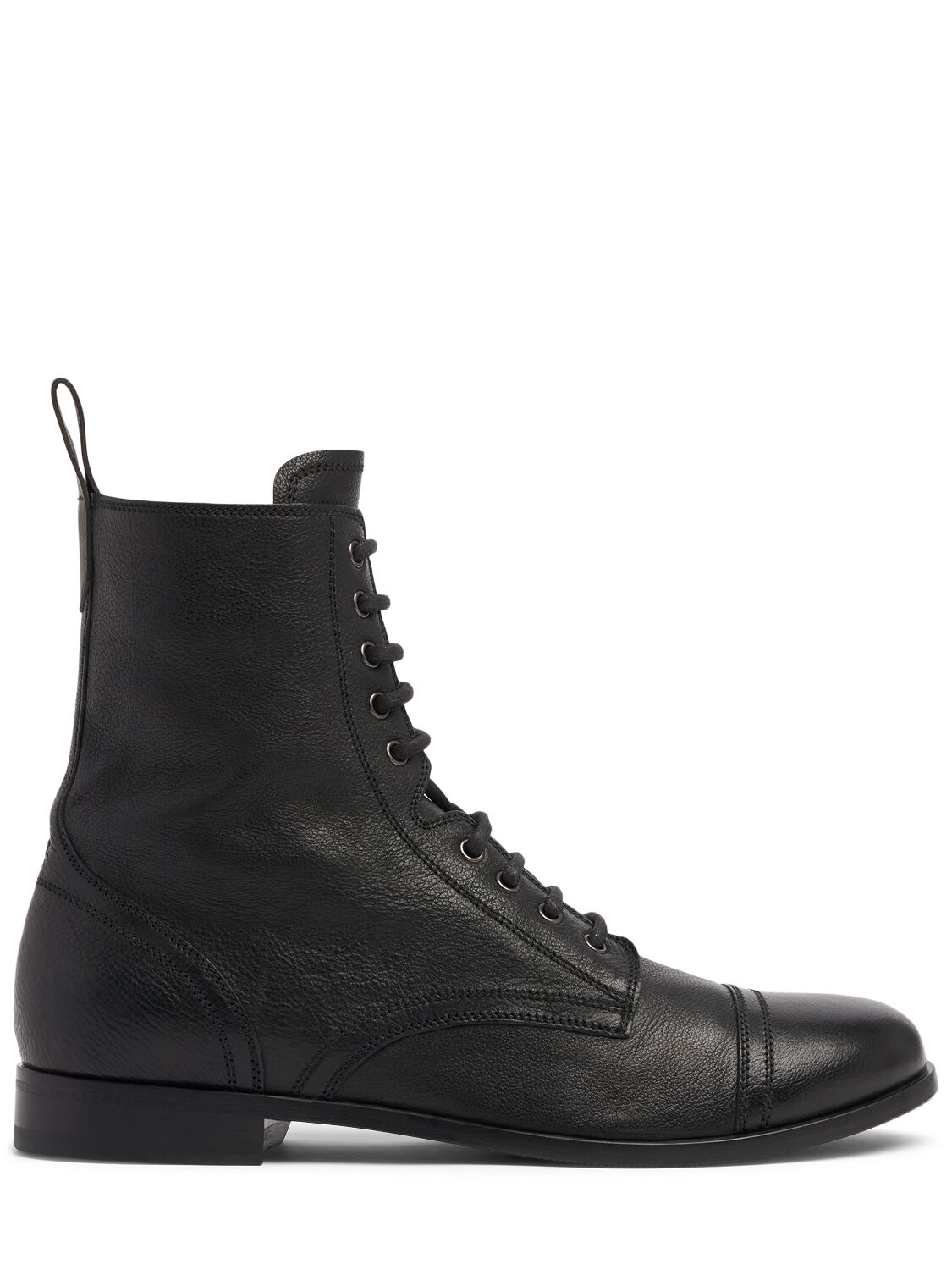 Shop Bally Adrien Brody Lace-up Leather Ankle Boots In Black