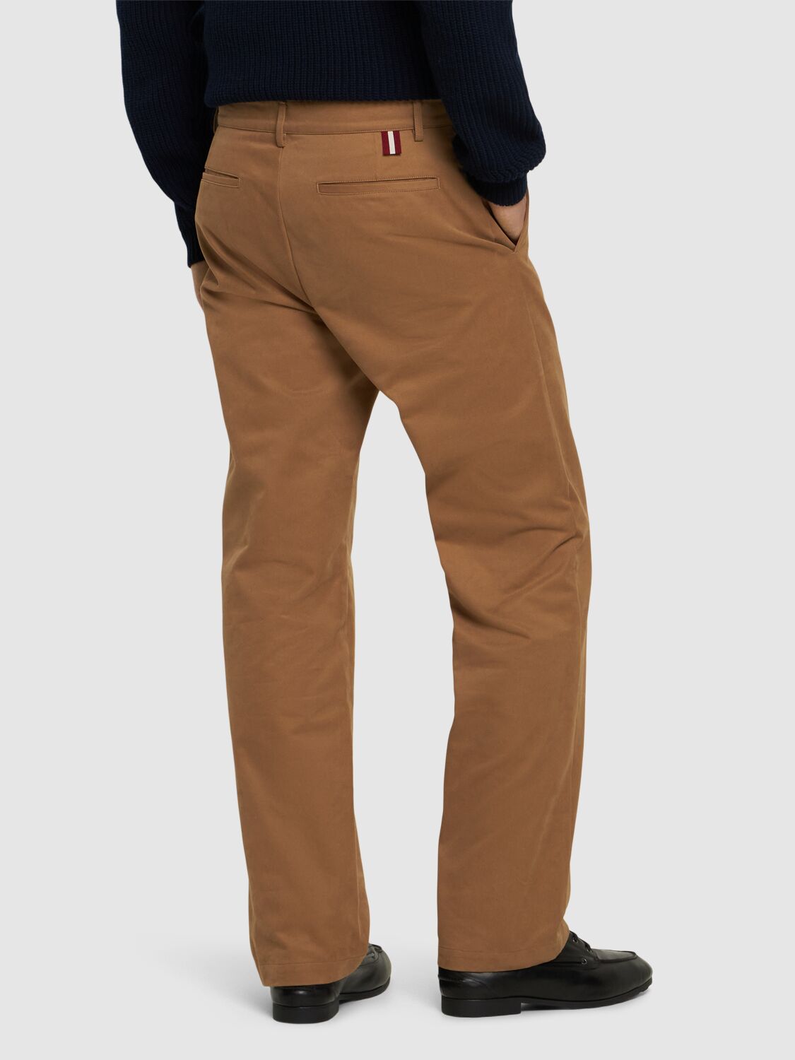 Shop Bally Tennyson Cotton Pants In Camel 50