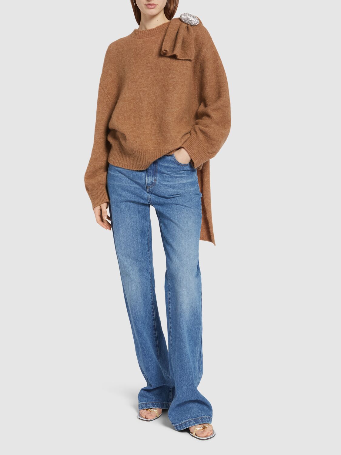 GIUSEPPE DI MORABITO ALPACA BLEND SWEATER 